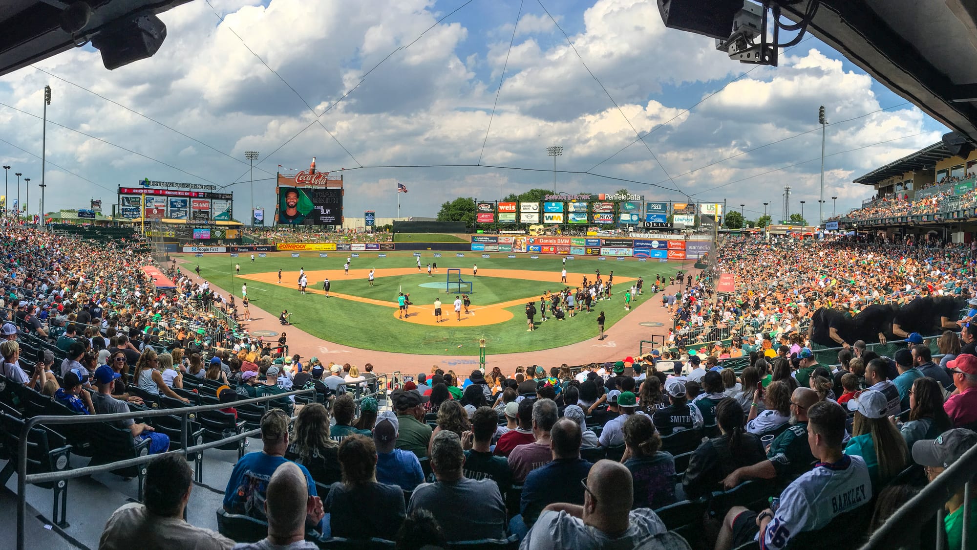 The 2nd annual DeVonta Smith Celebrity Softball Game was held at Coca-Cola Park in Allentown on Saturday, June 10, 2023. It i