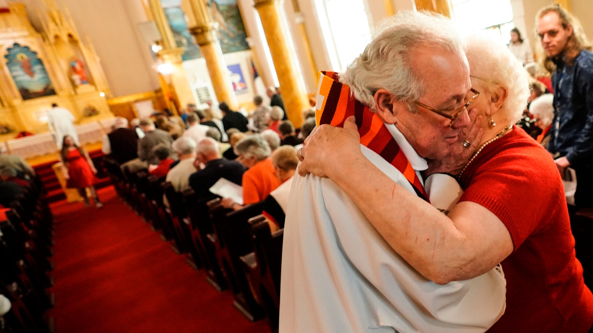 A Thanksgiving and Leave-Taking service was held at St. John's Windish Evangelical Lutheran Church in Bethlehem Sunday, April