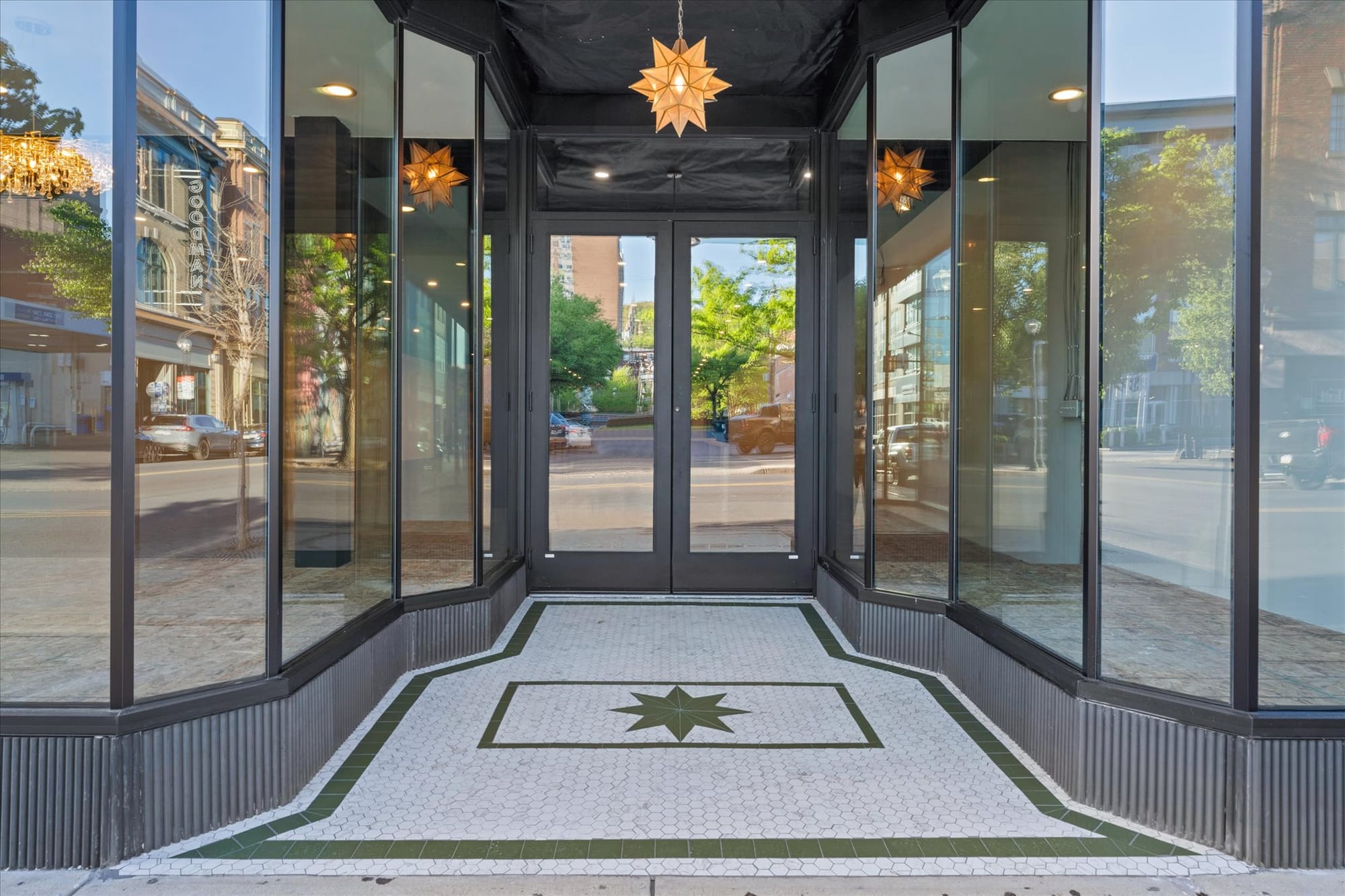 Before and after photos of 'The Emerald on Third,' a mixed-use property now available for sale/lease in the South Side Histor