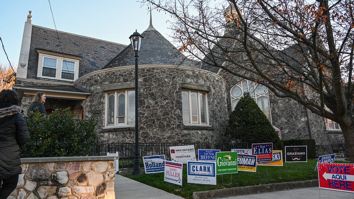 The College Hill Presbyterian Church on Tuesday, November 4, 2025 in Easton, Pa.