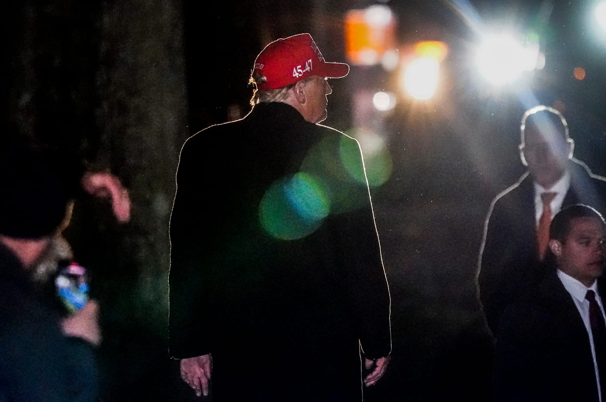 Donald Trump speaks at a rally in Schnecksville on Saturday, April 13, 2024.