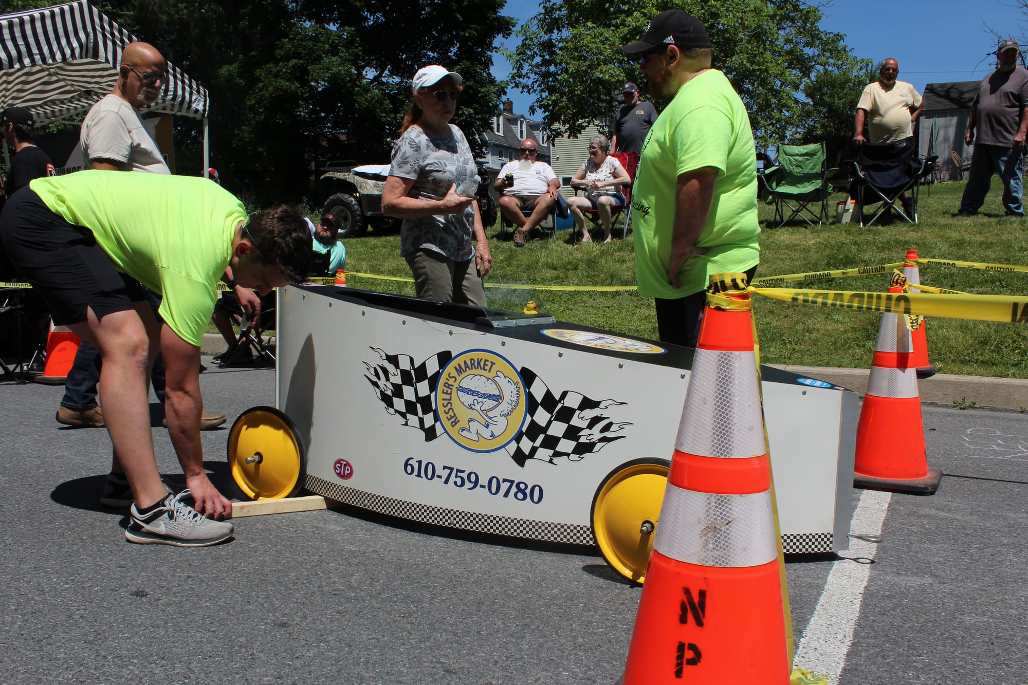 Organizers say 25 cars raced in the 7th iteration of the Nazareth Adult Soap Box Race, putting a spotlight on the area's raci
