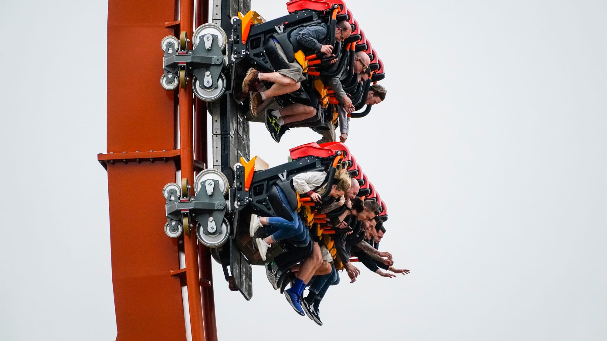 Dorney Park holds Media Day for Iron Menace on Wednesday, April 17, 2024. Photography by Donna S. Fisher for LehighValleyNews