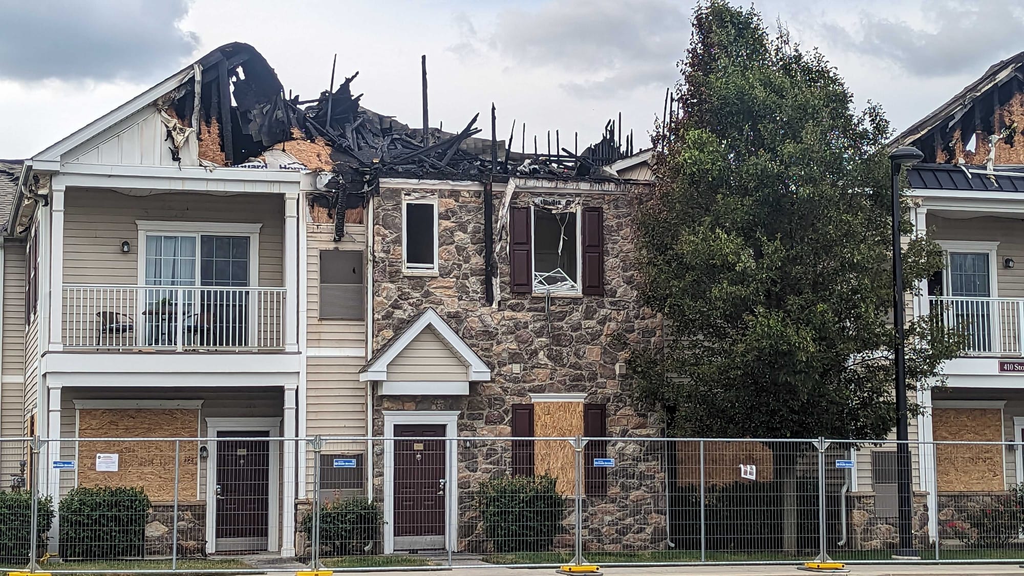 Lightning is the confirmed cause of a fire that destroyed an Allen Township apartment building on June 16 at The Residences a