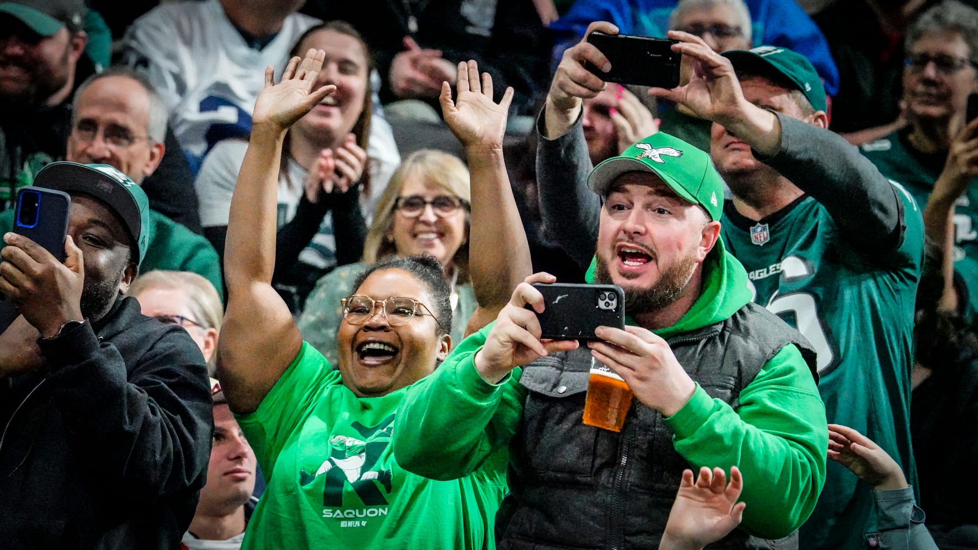 A Lehigh Valley celebration for Philadelphia Eagles running back Saquon Barkley was held at PPL Center in Allentown, Pa. on S