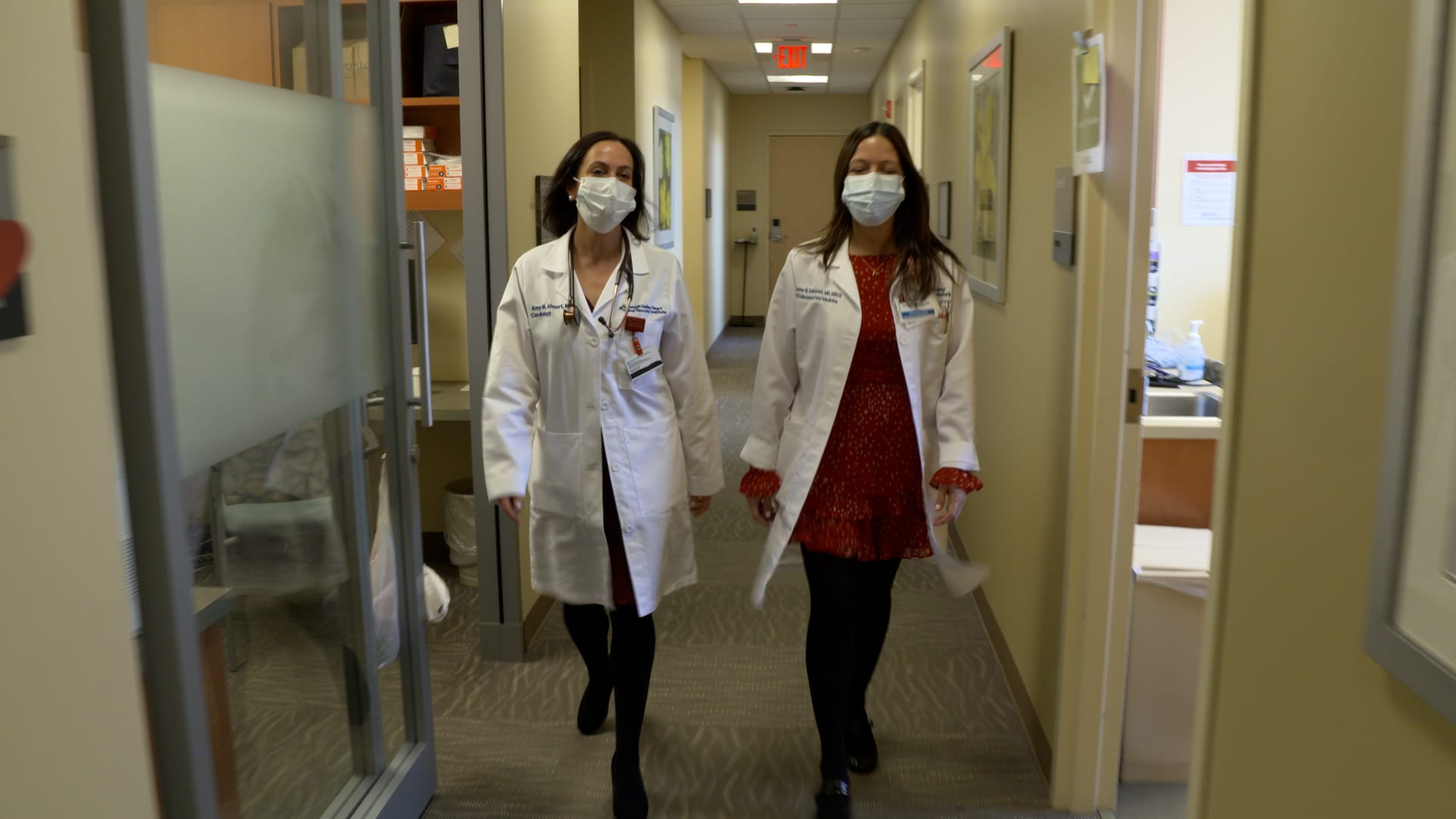 Cardiologist Dr. Amy Ahnert and Dr. Joanne Quinones, Vice Chair of Research for the Department of OBGYN, raise awareness abou