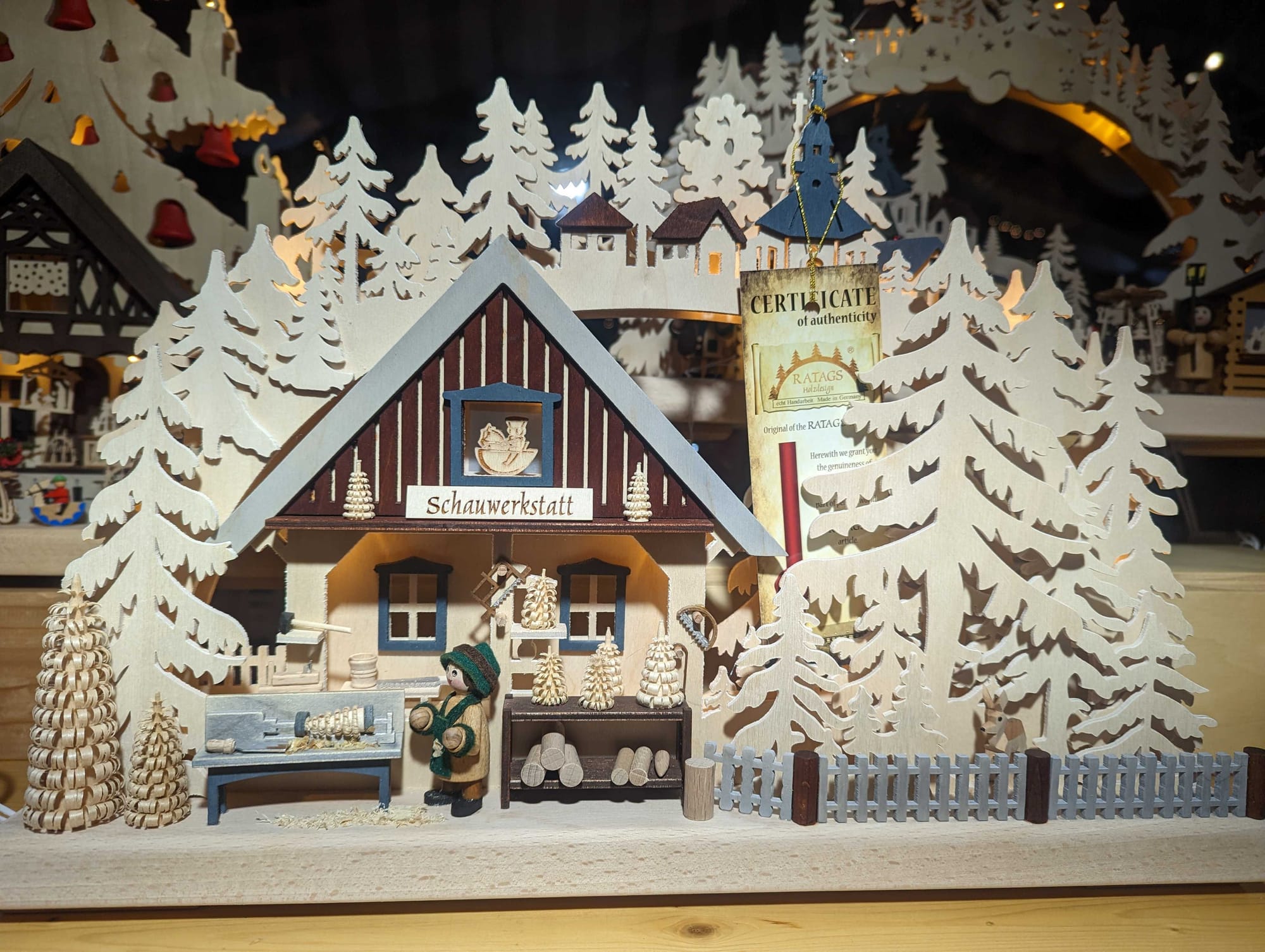 Käthe Wohlfahrt of America sells German inspired and handcrafted holiday and seasonal décor at Bethlehem's Christkindlmarkt. 