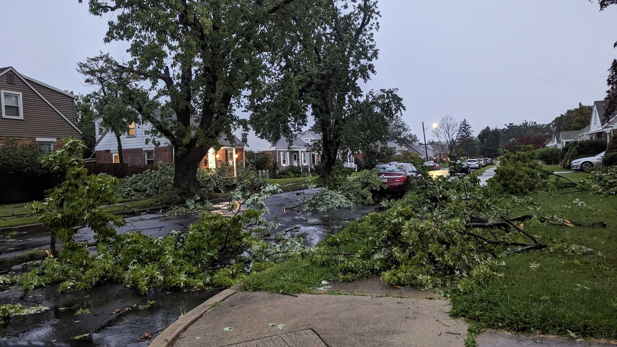 Ulster St and E Fairmont, in Allentown, on August 7, 2023.