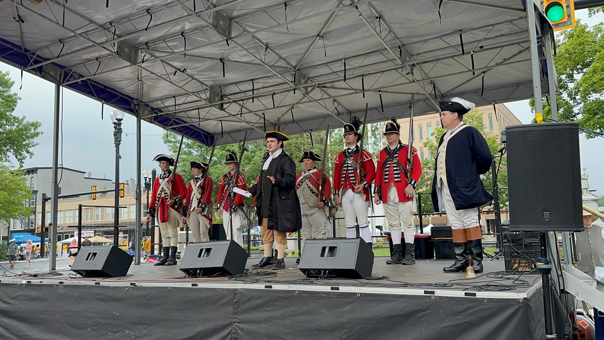 Easton celebrates Heritage Day with a reading of the Declaration of Independence, in addition to other fun events.