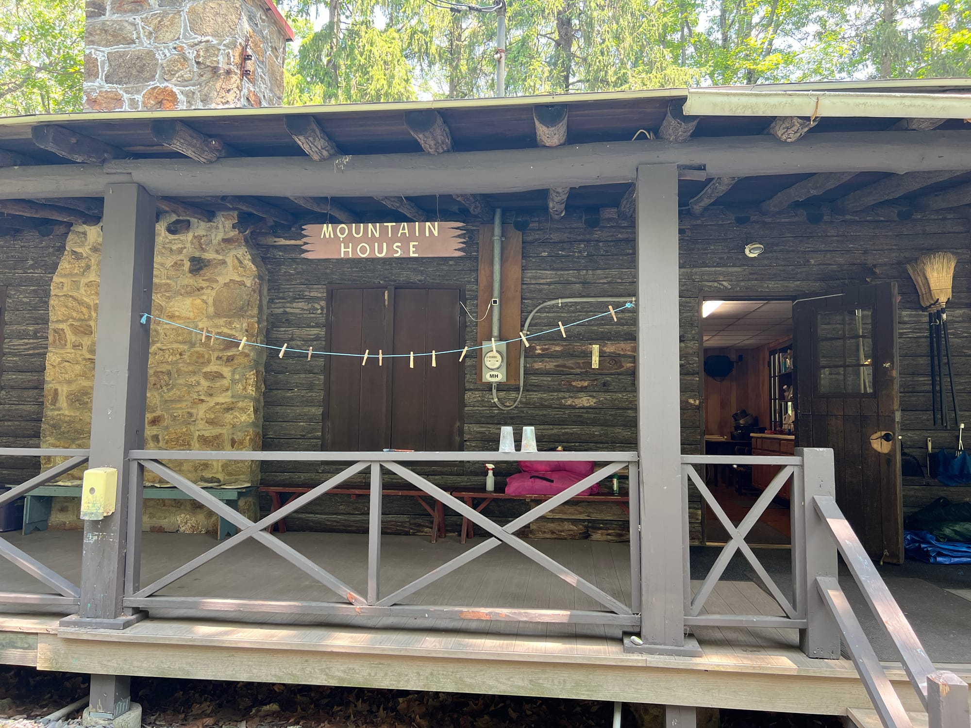 Mountain House's lodge is reportedly 110 years old.