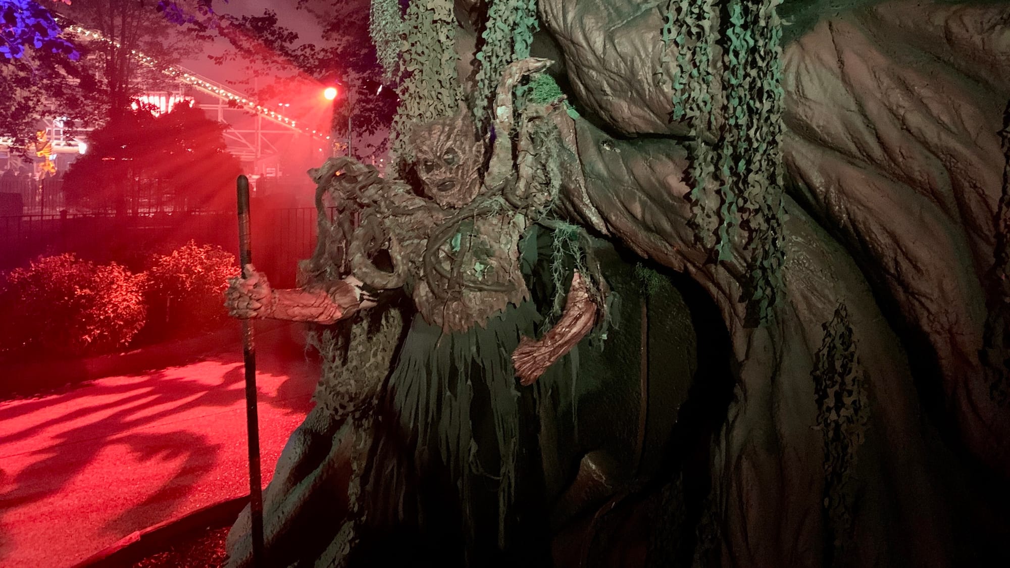 Part of a scare zone at Dorney Park's Halloween Haunt.