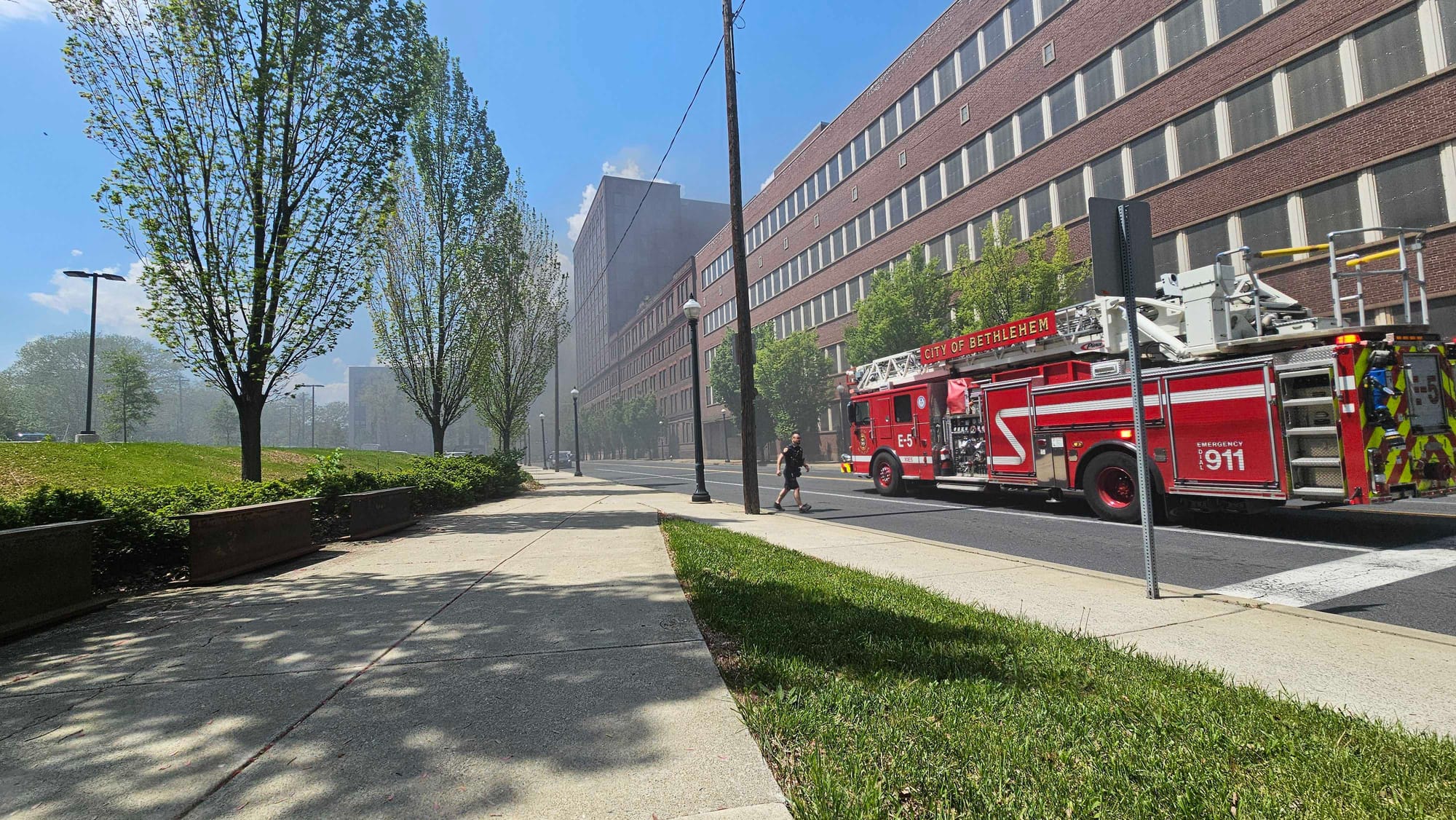 A fire broke out at Five10 Flats in Bethlehem Friday afternoon. Crews from around the region came to Bethlehem to assist in b