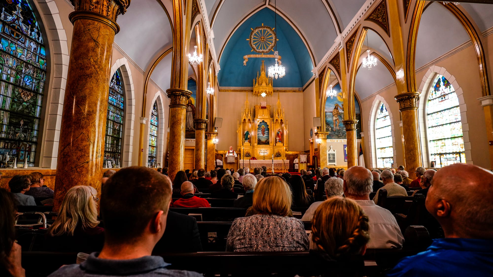 A Thanksgiving and Leave-Taking service was held at St. John's Windish Evangelical Lutheran Church in Bethlehem Sunday, April