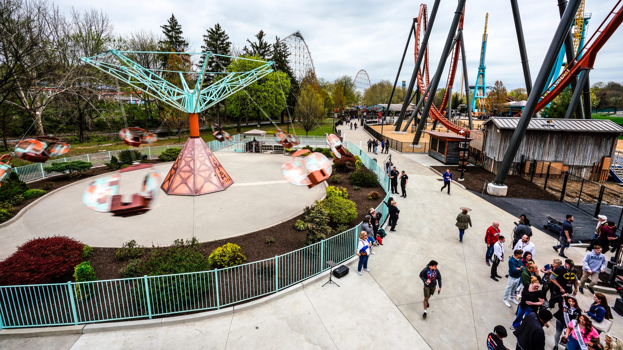 Dorney Park holds Media Day for Iron Menace on Wednesday, April 17, 2024. Photography by Donna S. Fisher for LehighValleyNews