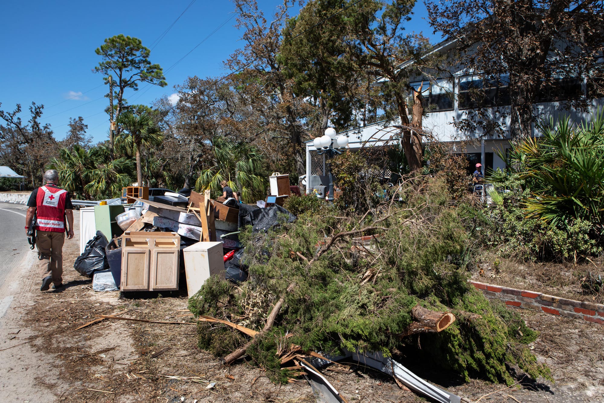 Red Cross volunteers, including those from the Lehigh Valley, are in Florida helping with Hurricane Helene relief efforts.