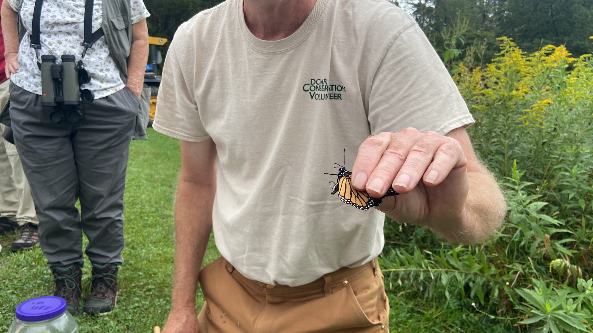 Officials at Jacobsburg Environmental Education Center on Wednesday held their annual "Monarch Madness" event for adults. Vol