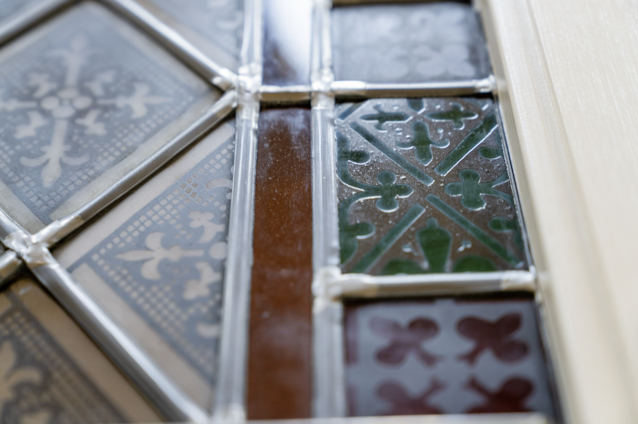 As part of the renovation project at Packer Hall, nine 156-year-old stained glass windows were renovated and reinstalled.