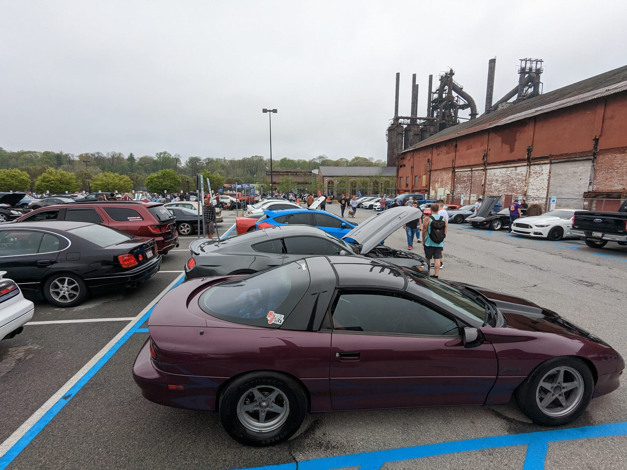 It wasn't just Ferraris and Lamborghinis participating in Cars and Coffee Sunday. More mundane -- though no less beloved -- m