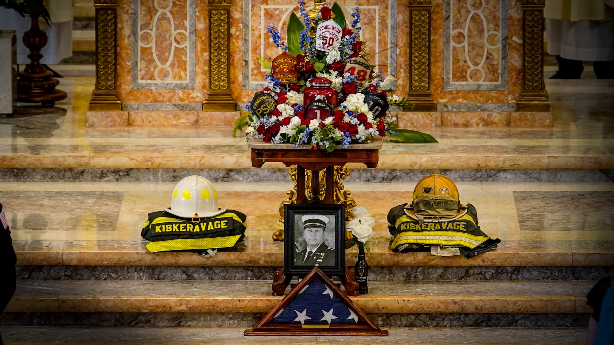 A Mass of Christian Burial was held at the Cathedral of S. Catharine of Siena for the late Allentown Fire Department Assistan