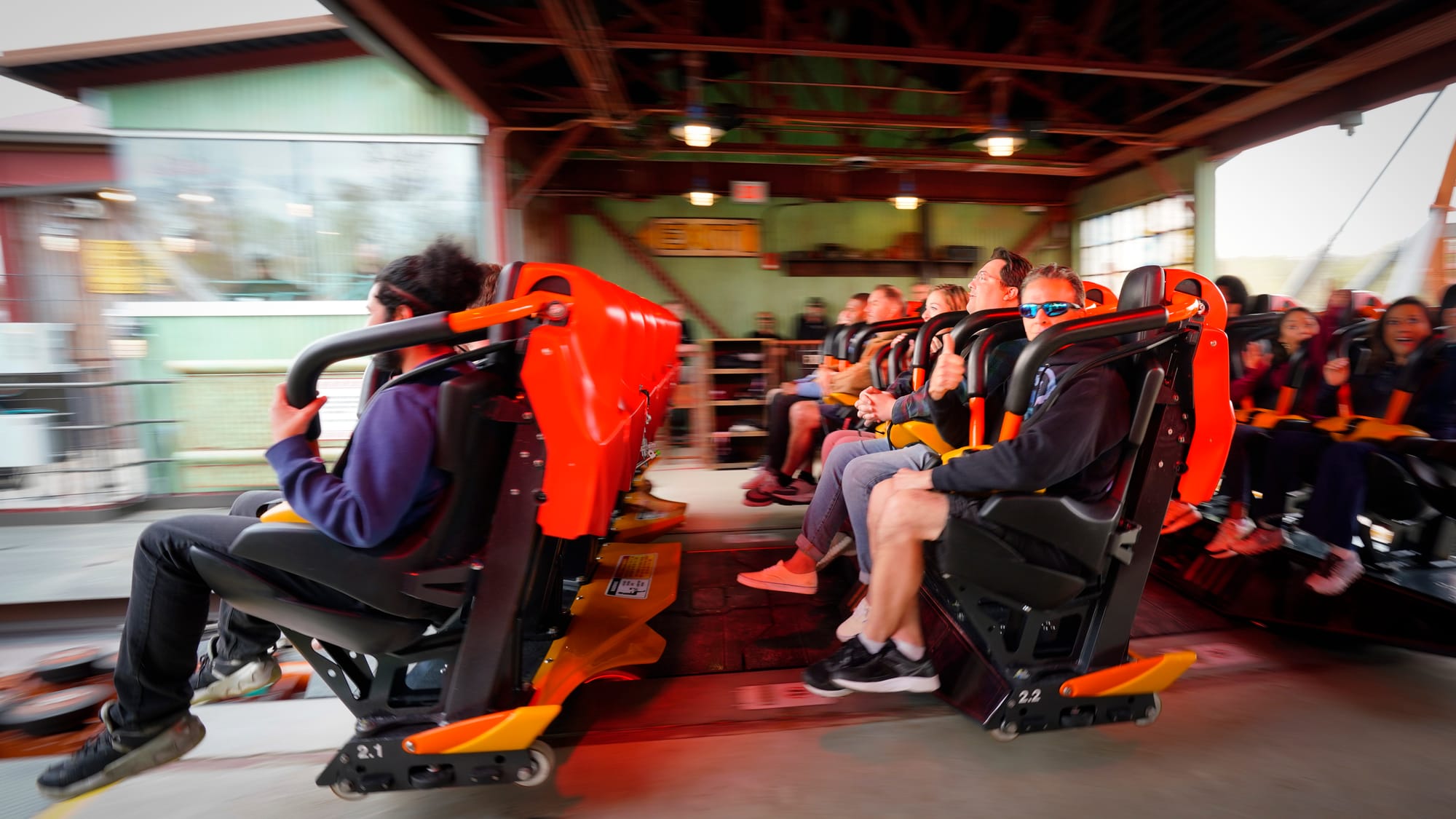 Dorney Park & Wildwater Kingdom held a ribbon-cutting ceremony Wednesday for Iron Menace, the Northeast's first-ever "dive" r