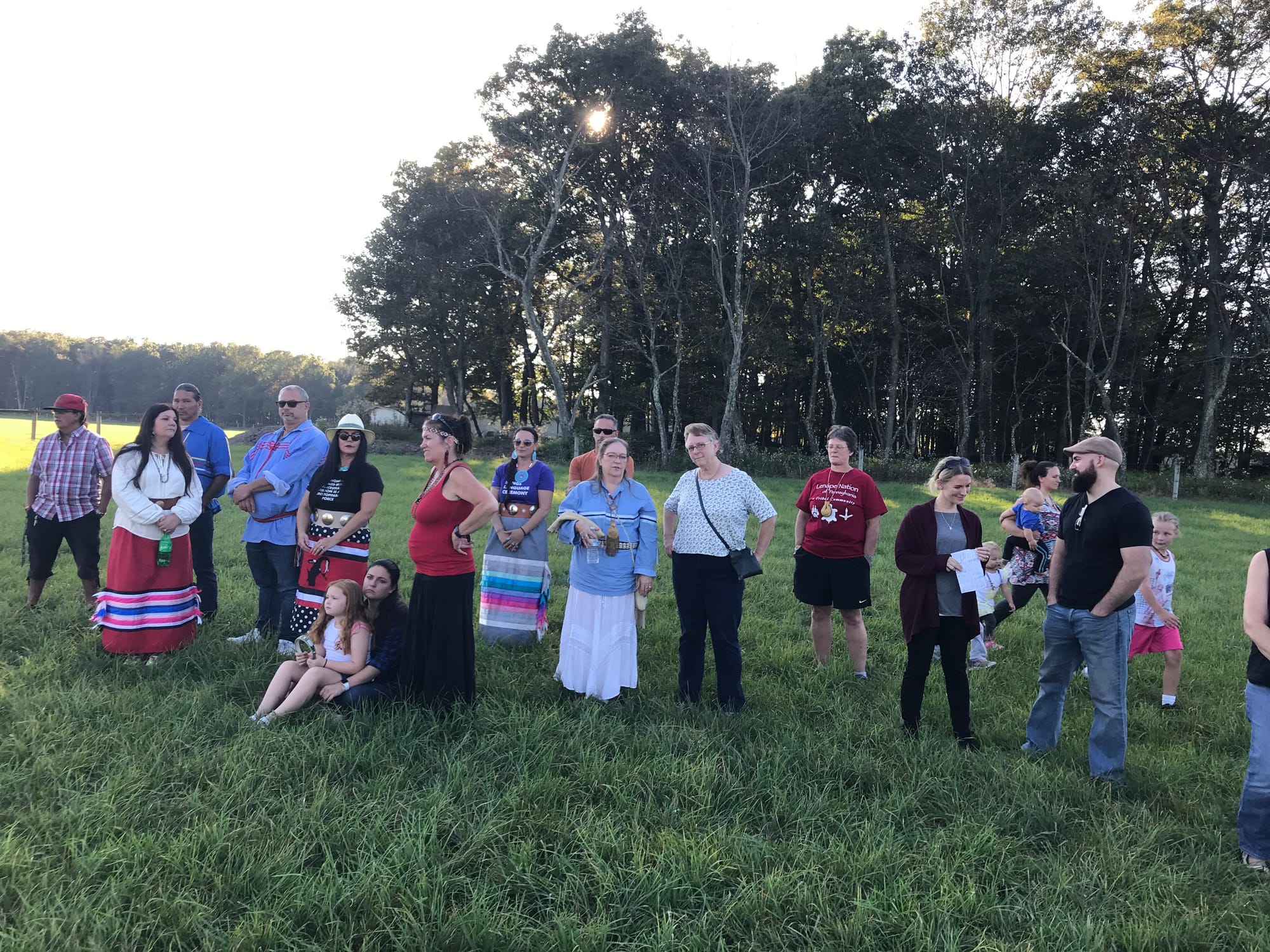 "The Walking Purchase Healing Journey” took place Sept. 21, 2019. Members of the Lenape Nation of Pennsylvania and the Bachma