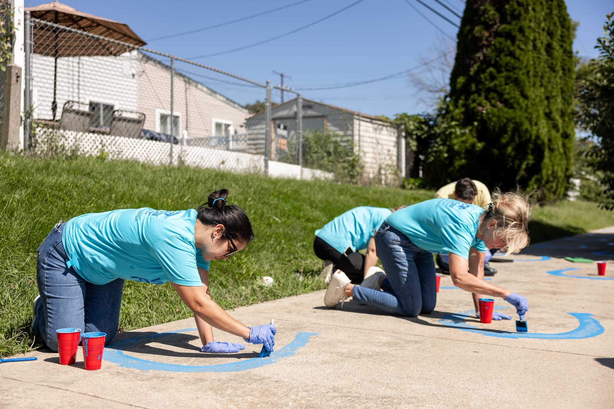 Volunteers were working during the United Way's 30th annual Day of Caring on Sept. 14, 2023.