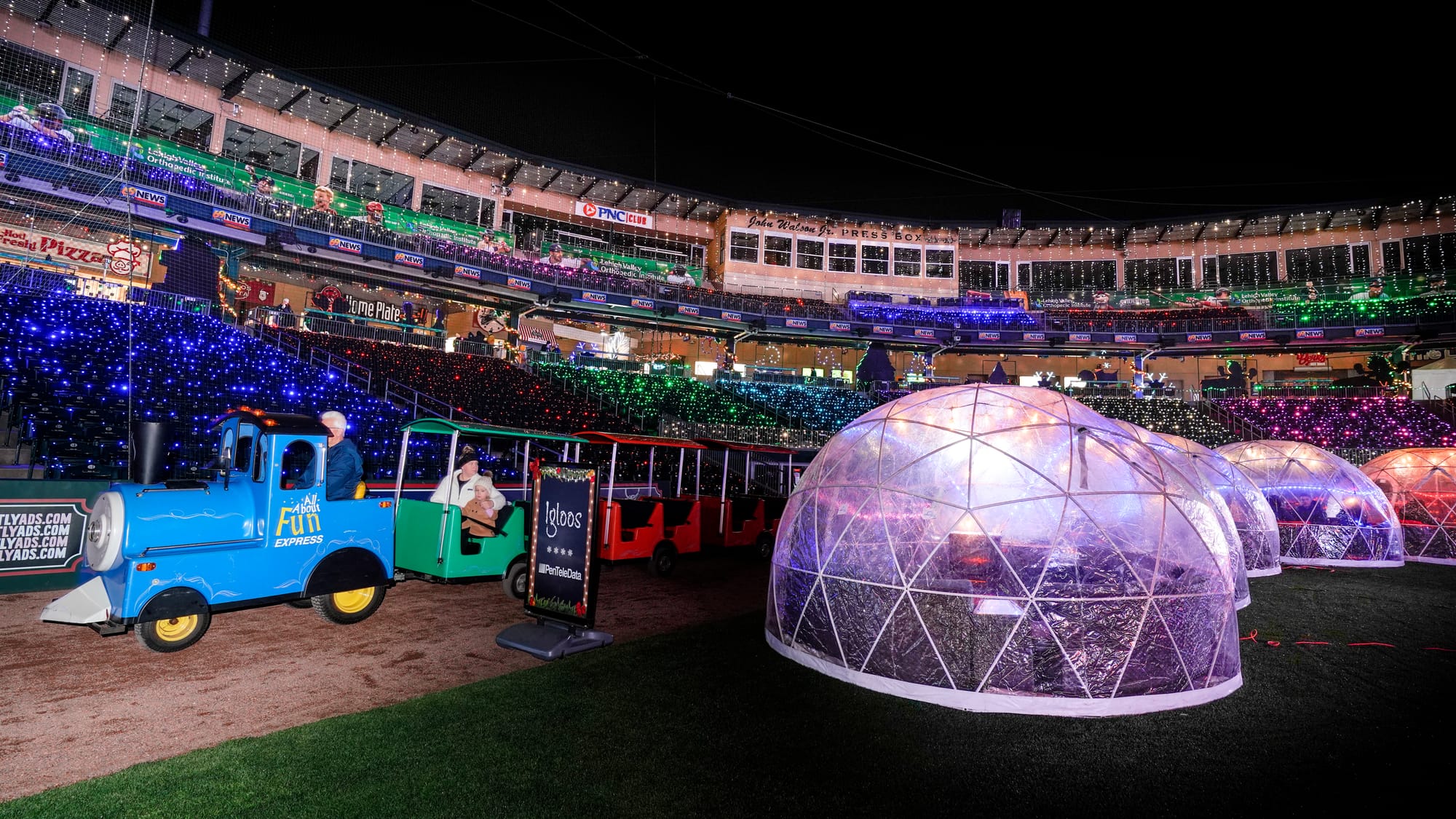 The Lehigh Valley IronPigs are hosting Illumination, a display of brilliant lights throughout Coca-Cola Park as they start th
