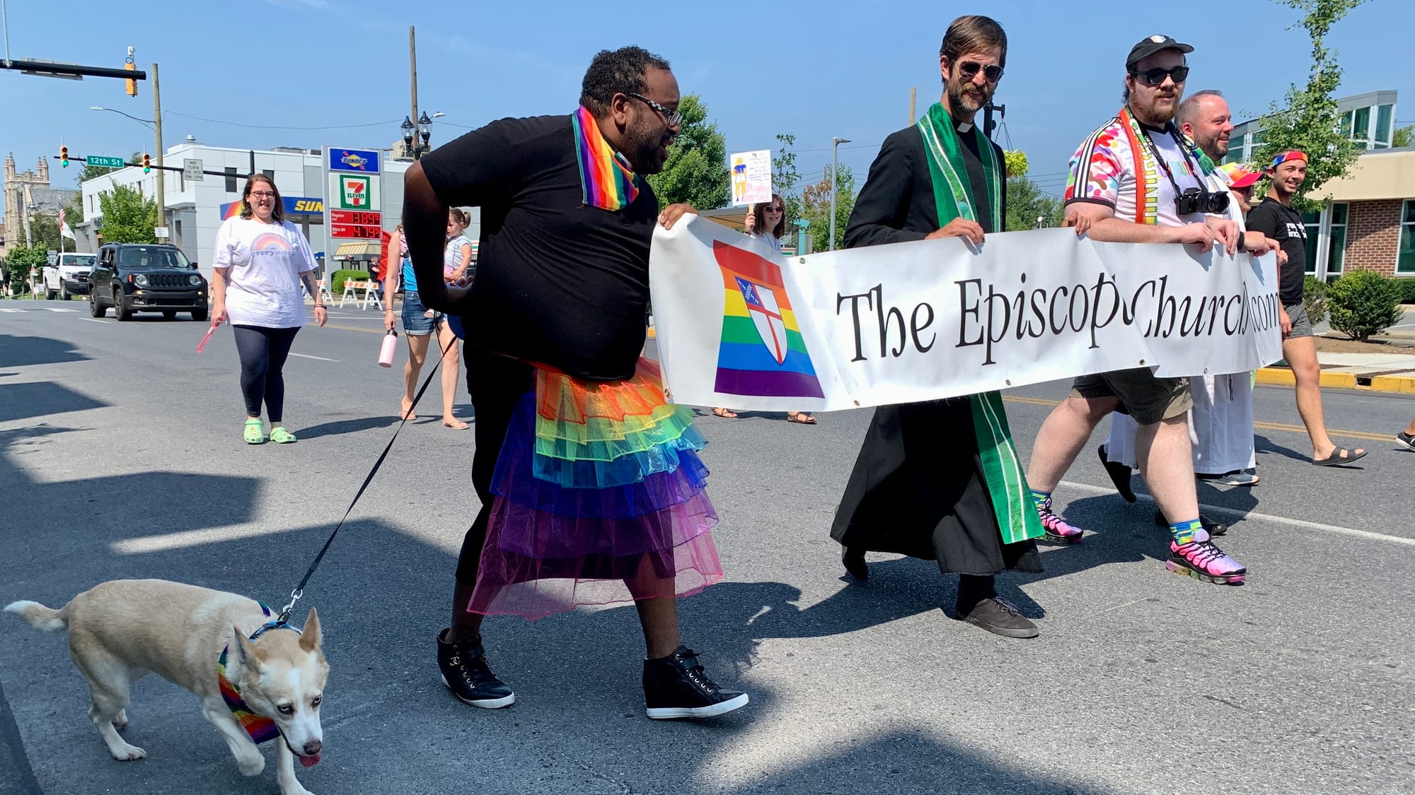 The Episcopal Church at the Pride Parade.
