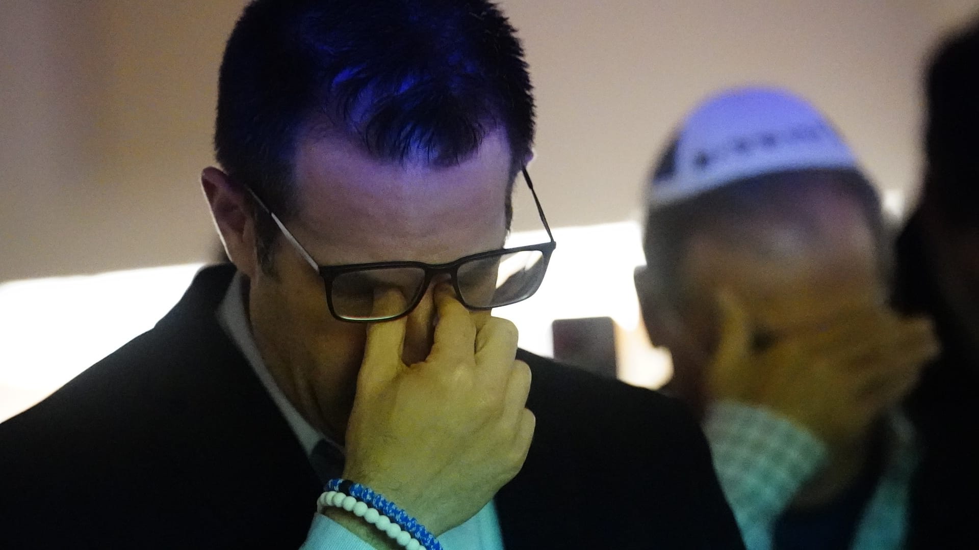 Hundreds of area residents gathered for solidarity during a vigil for Israel at the Jewish Community Center of the Lehigh Val