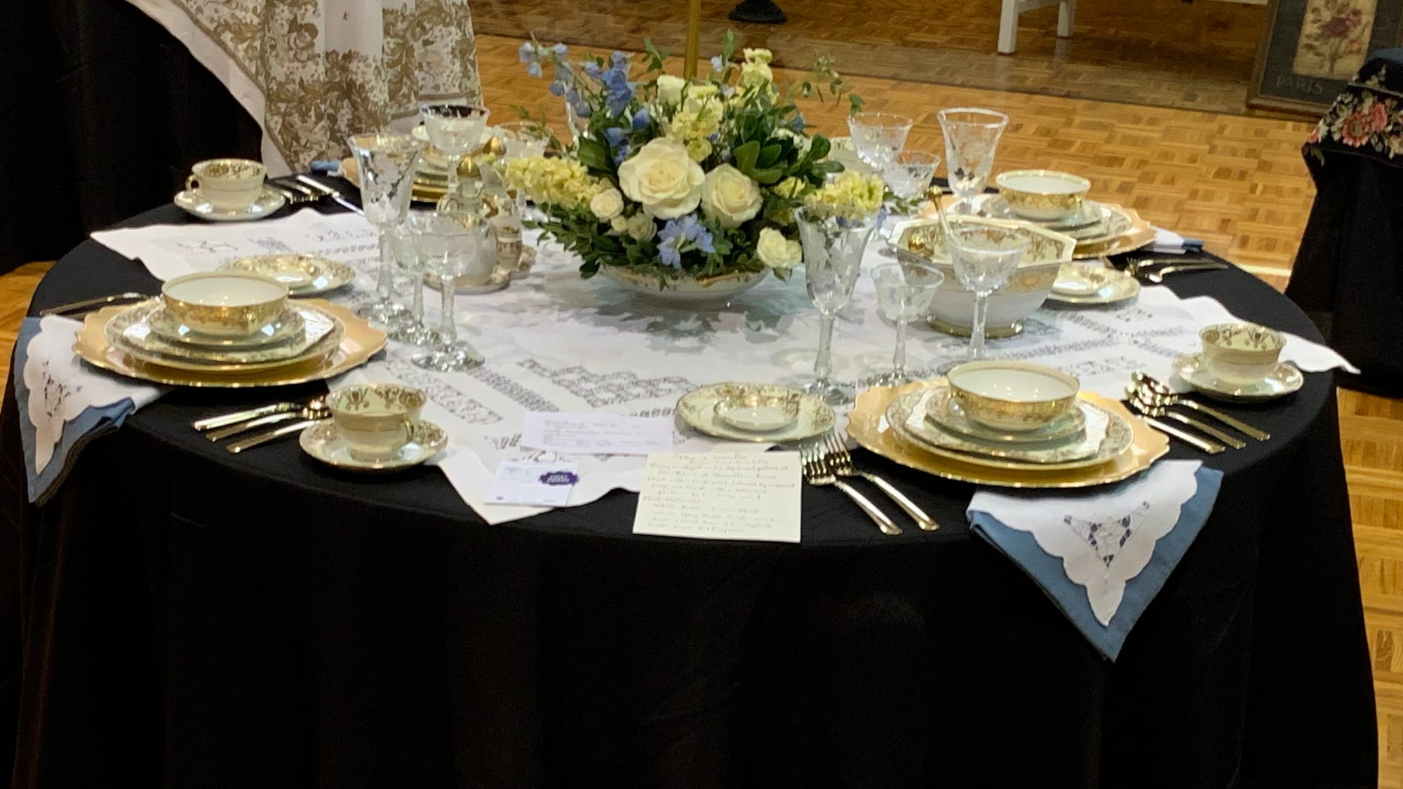 A table setting entry in the design competition
