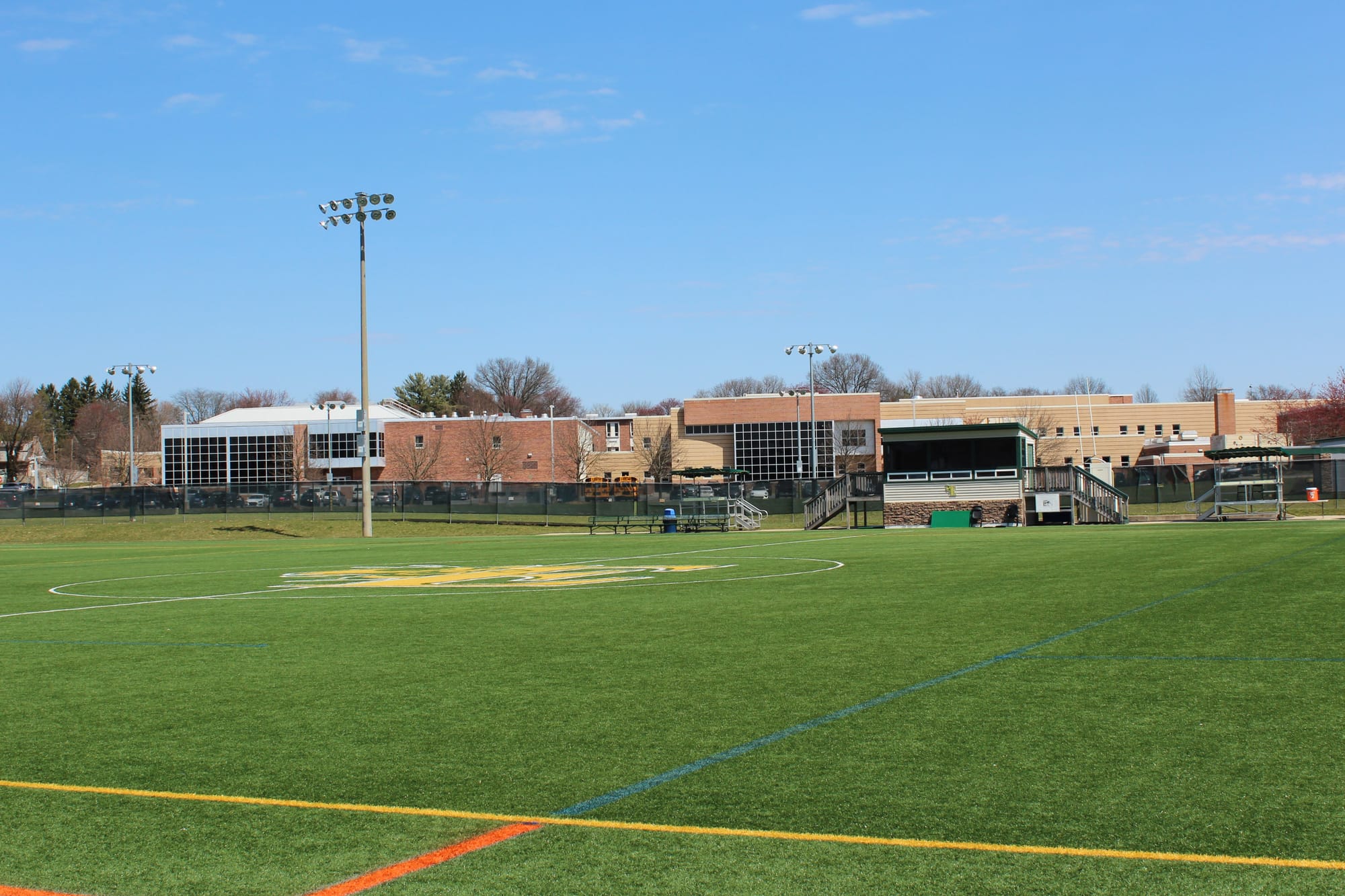 Memorial Field at Emmaus High School, where field hockey competes