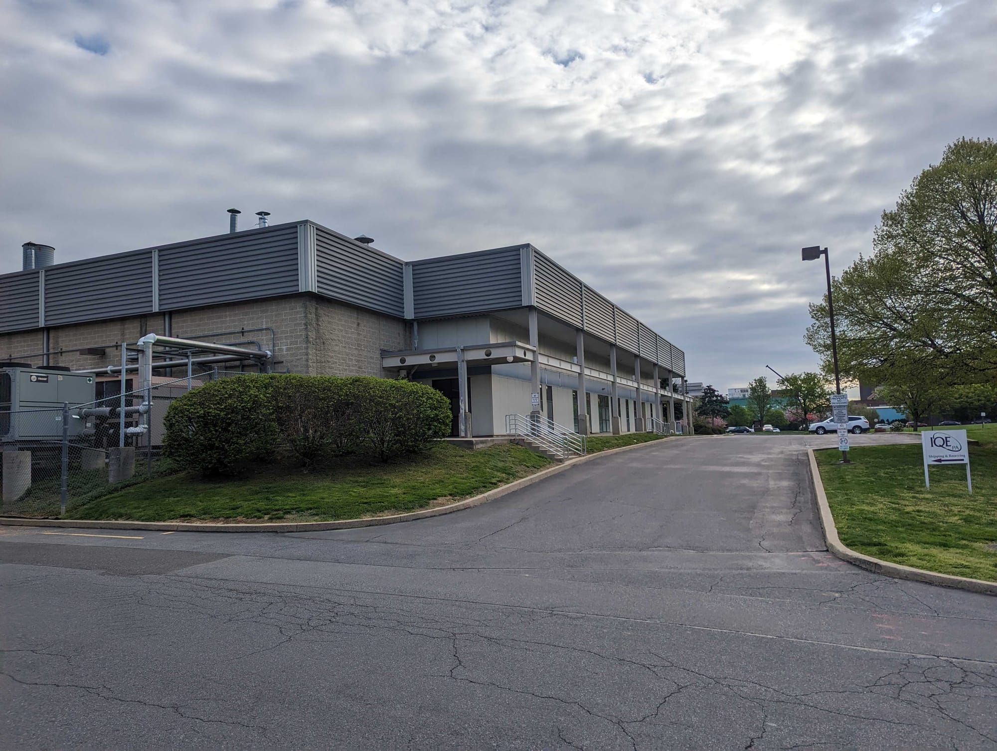 The four-acre site at 119 Technology Drive in Bethlehem. The site is occupied by IQE, a U.K.-based global supplier of semicon