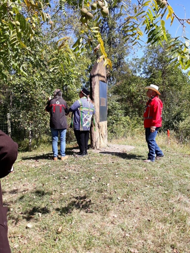 "The Walking Purchase Healing Journey” took place Sept. 21, 2019. Members of the Lenape Nation of Pennsylvania and the Bachma