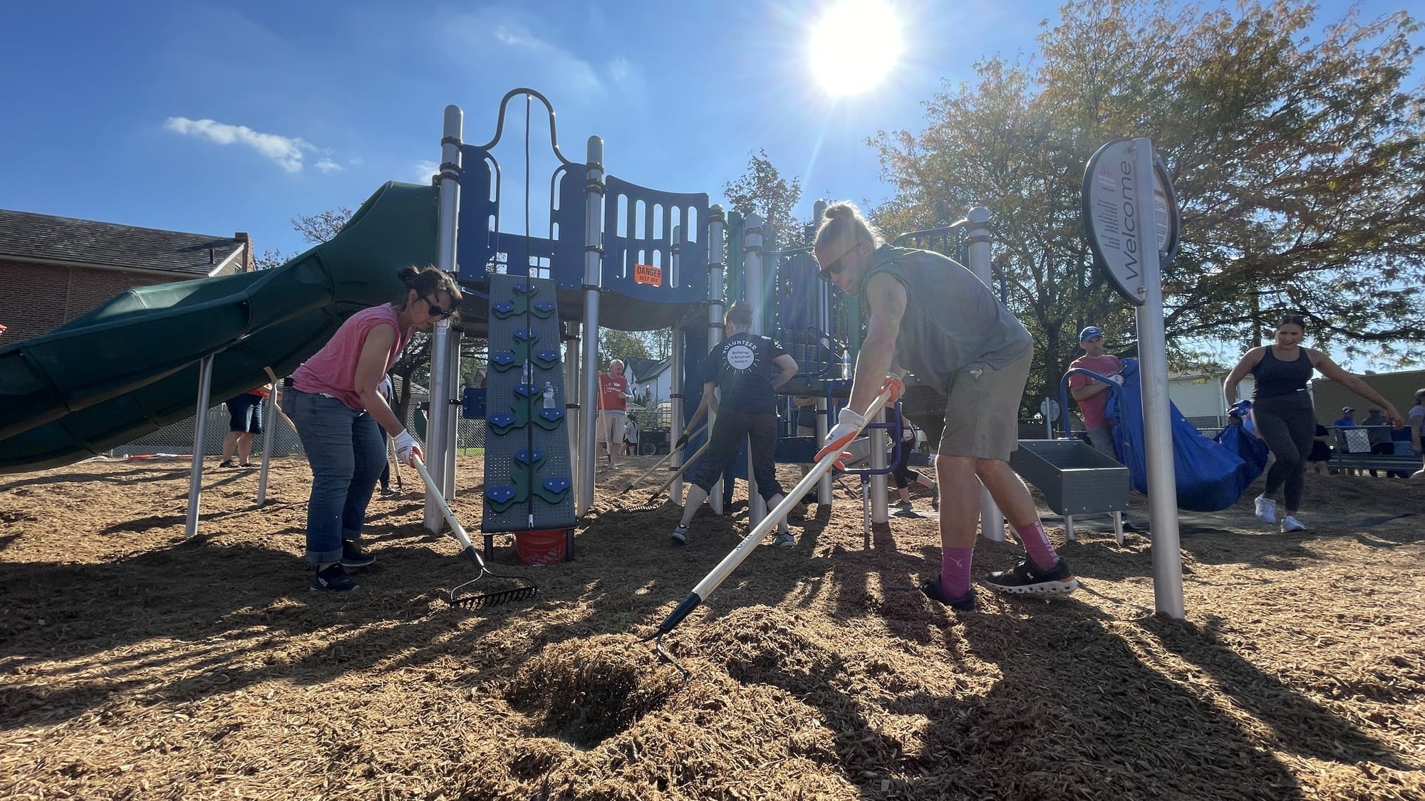 The Bethlehem community and beyond came together this week to make the park upgrade possible. The multi-sport court is good t