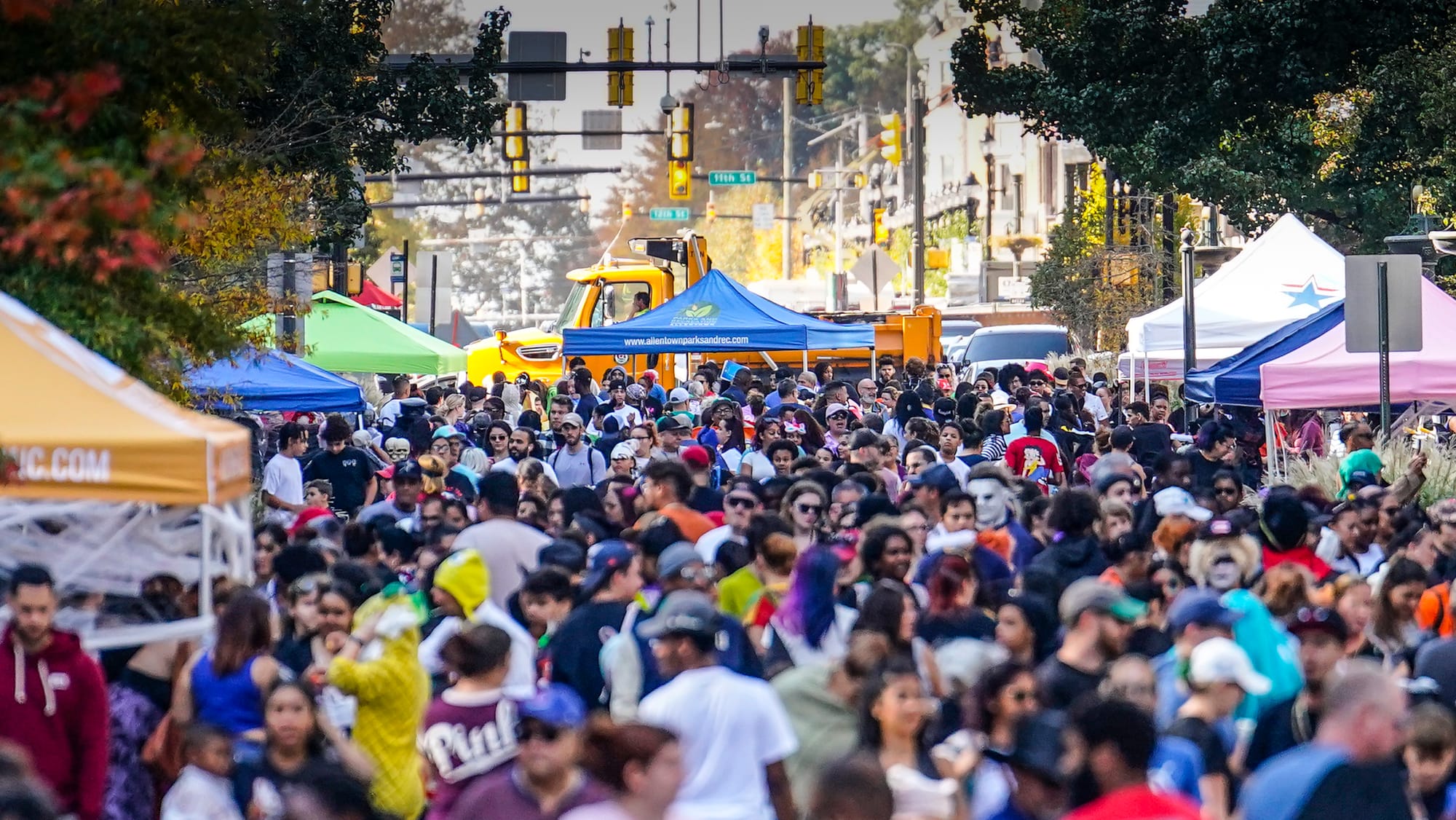 Thousands turn out for the Allentown Halloween festivities. Allentown holds its annual Hallo-weekend 2023 and Allentown Walki