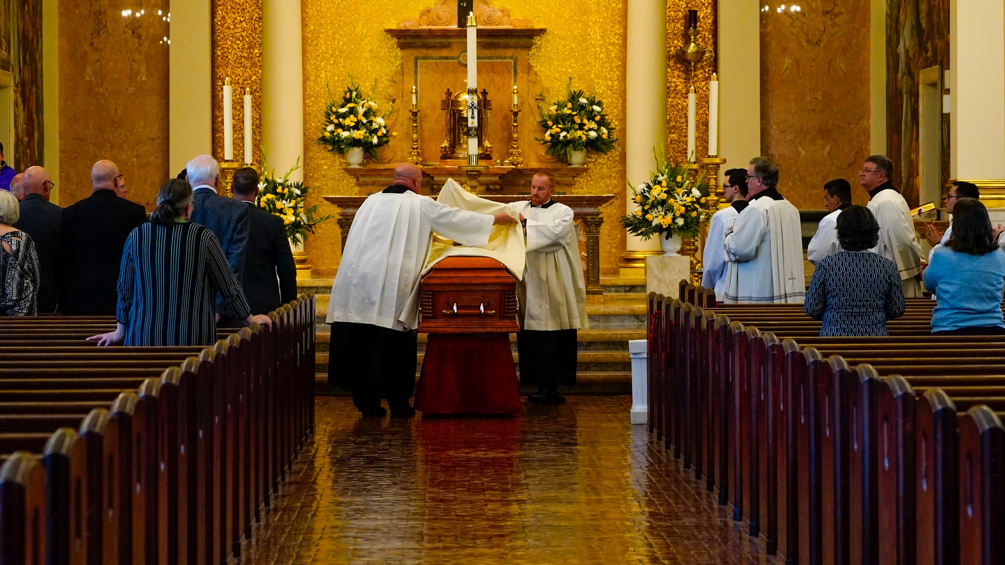 Ceremonies of Reception of the Body and Visitation for The Most Reverend Edward Peter Cullen, D.D., third Bishop of Allentown