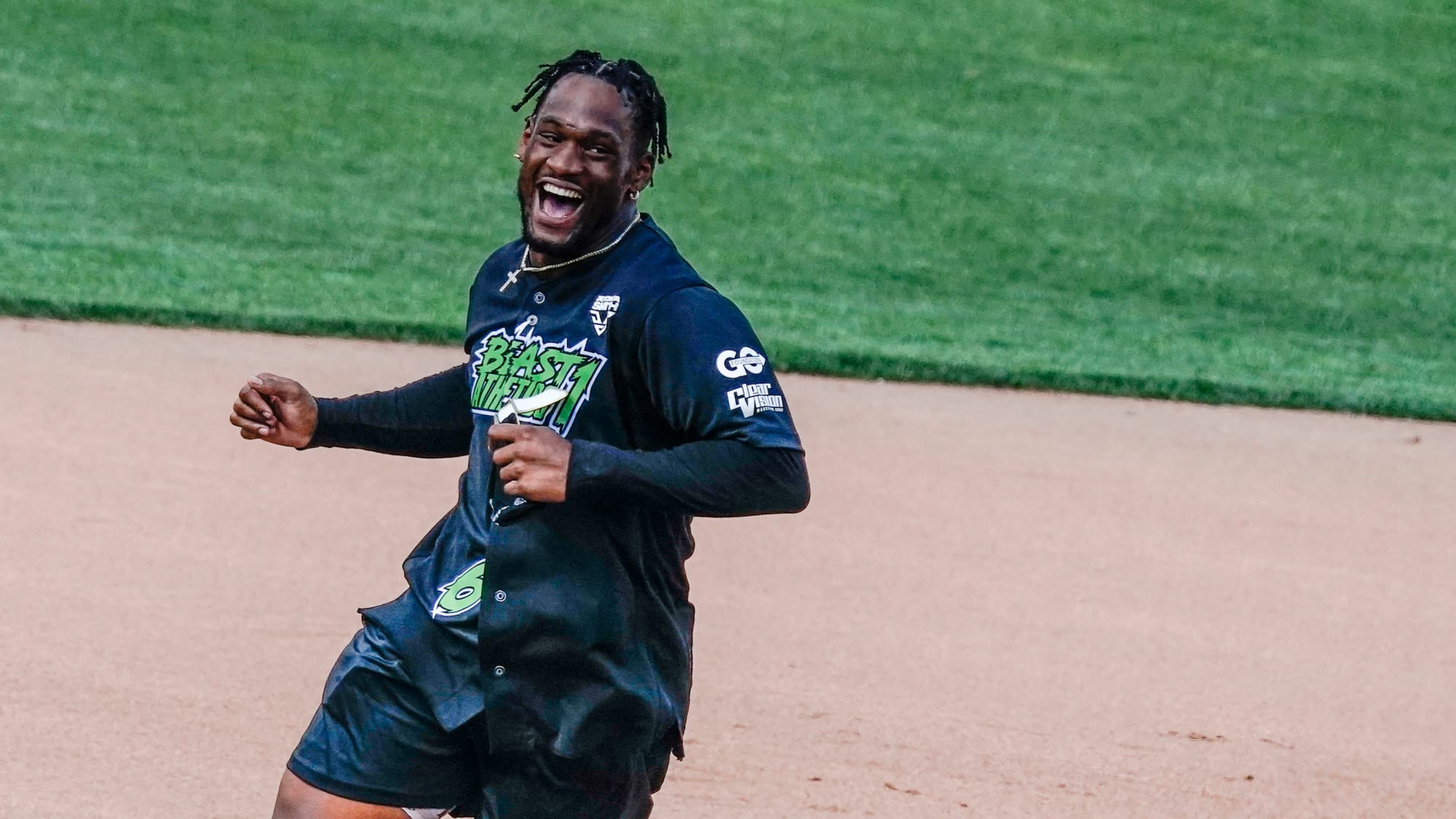 Mack Wilson, Sr. scores. The 2nd annual DeVonta Smith Celebrity Softball Game was held at Coca-Cola Park in Allentown on Satu