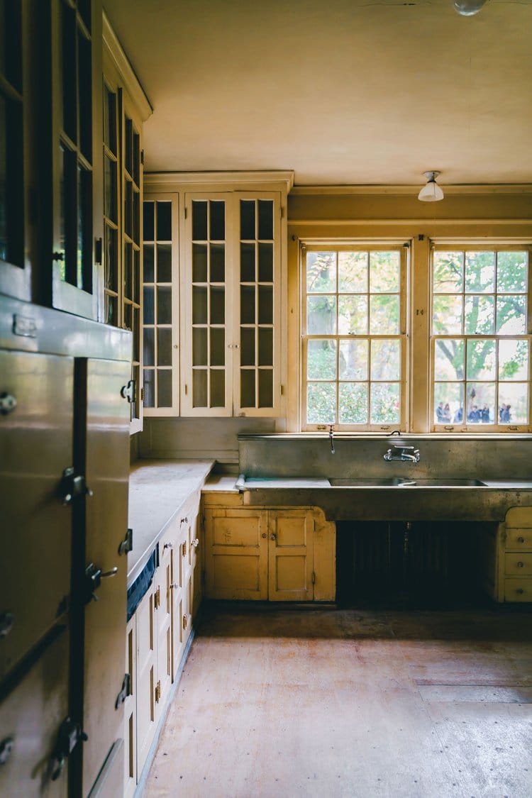 The mansion's pantry.