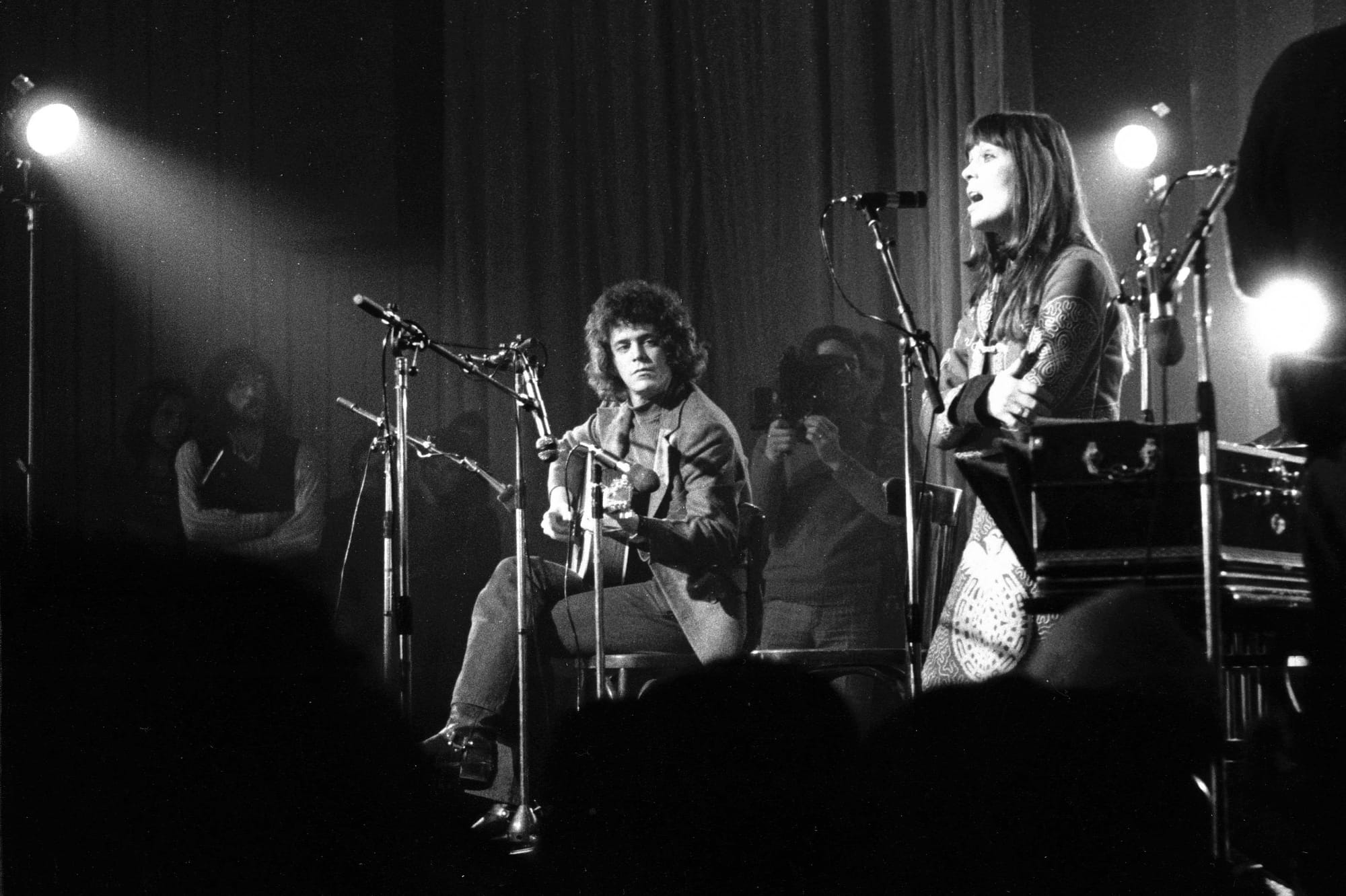 Reed and Nico perform with Velvet Underground in 1972.