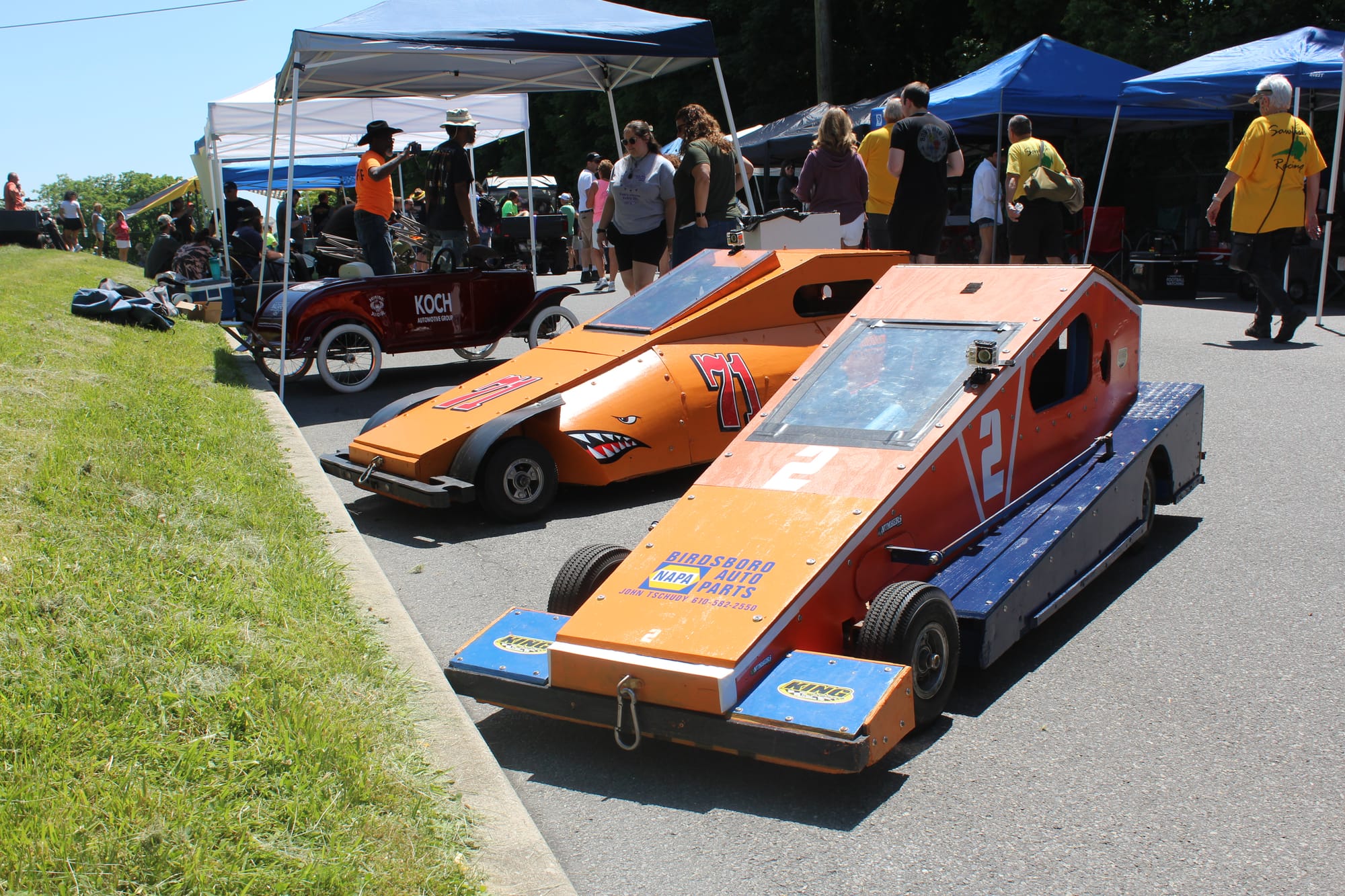 Organizers say 25 cars raced in the 7th iteration of the Nazareth Adult Soap Box Race, putting a spotlight on the area's raci