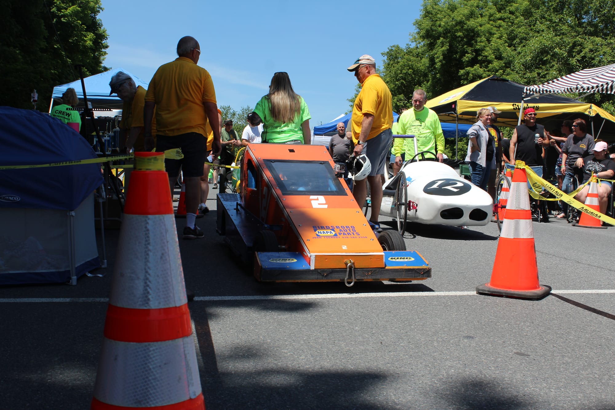 Organizers say 25 cars raced in the 7th iteration of the Nazareth Adult Soap Box Race, putting a spotlight on the area's raci