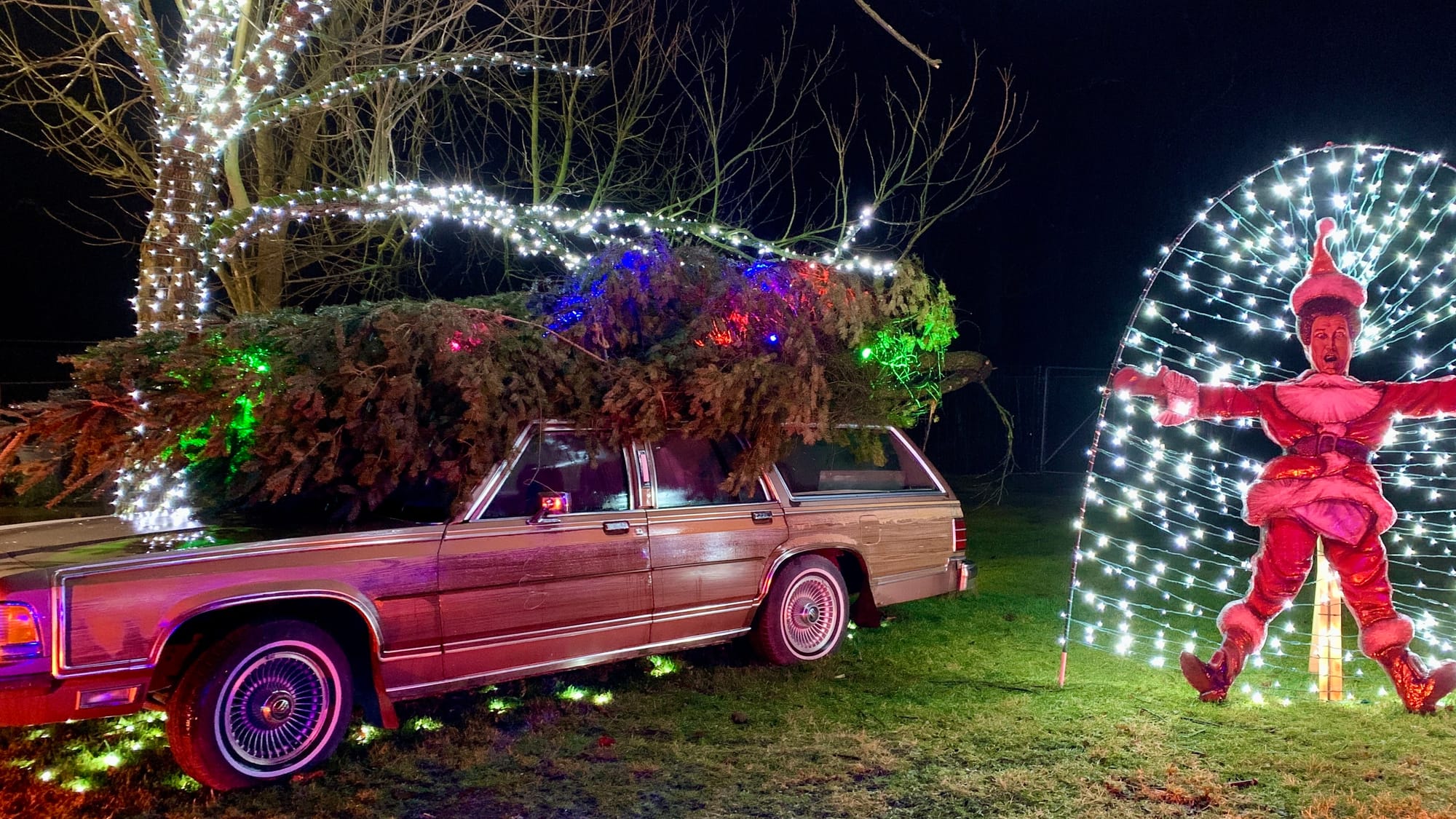 National Lampoon Christmas Vacation lights display at the Winter Light Spectacular.