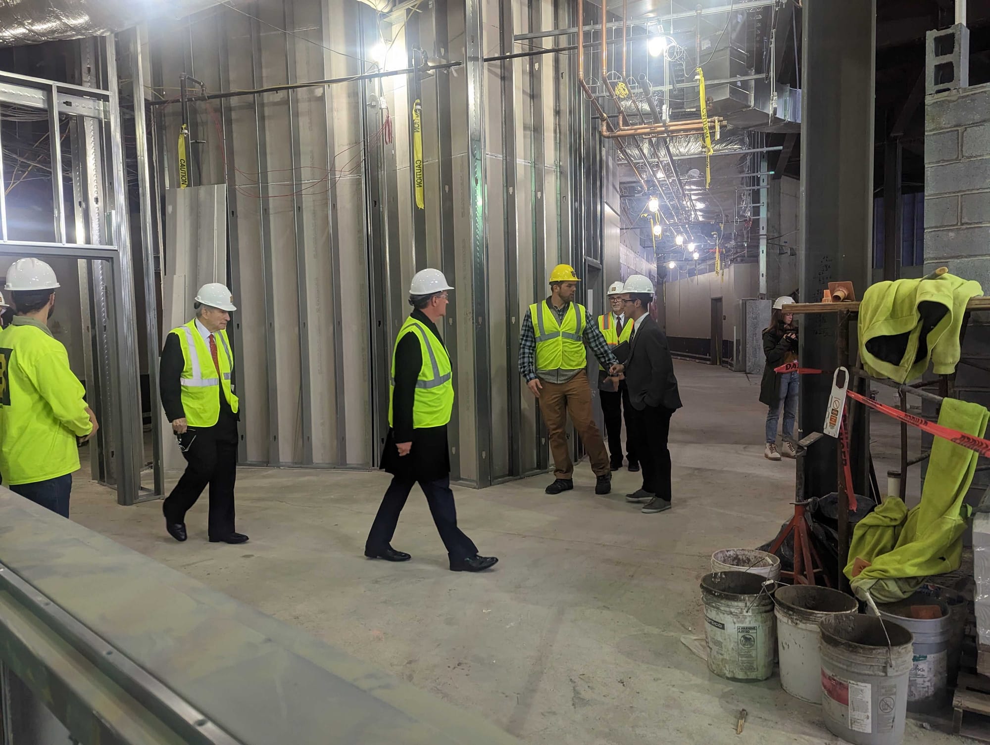 A tour of the expansion of Coca-Cola Park was led by IronPigs GM Kurt Landes on Friday, Dec. 16. The expansion will include l