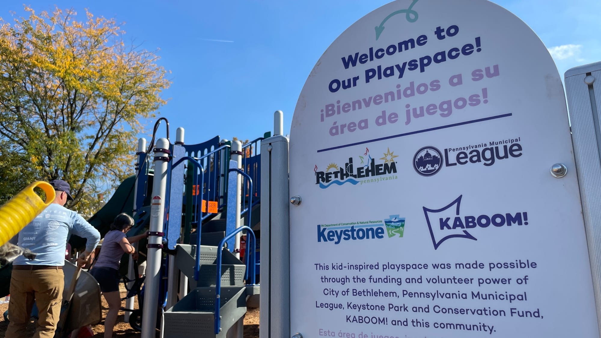 The Bethlehem community and beyond came together this week to make the park upgrade possible. The multi-sport court is good t