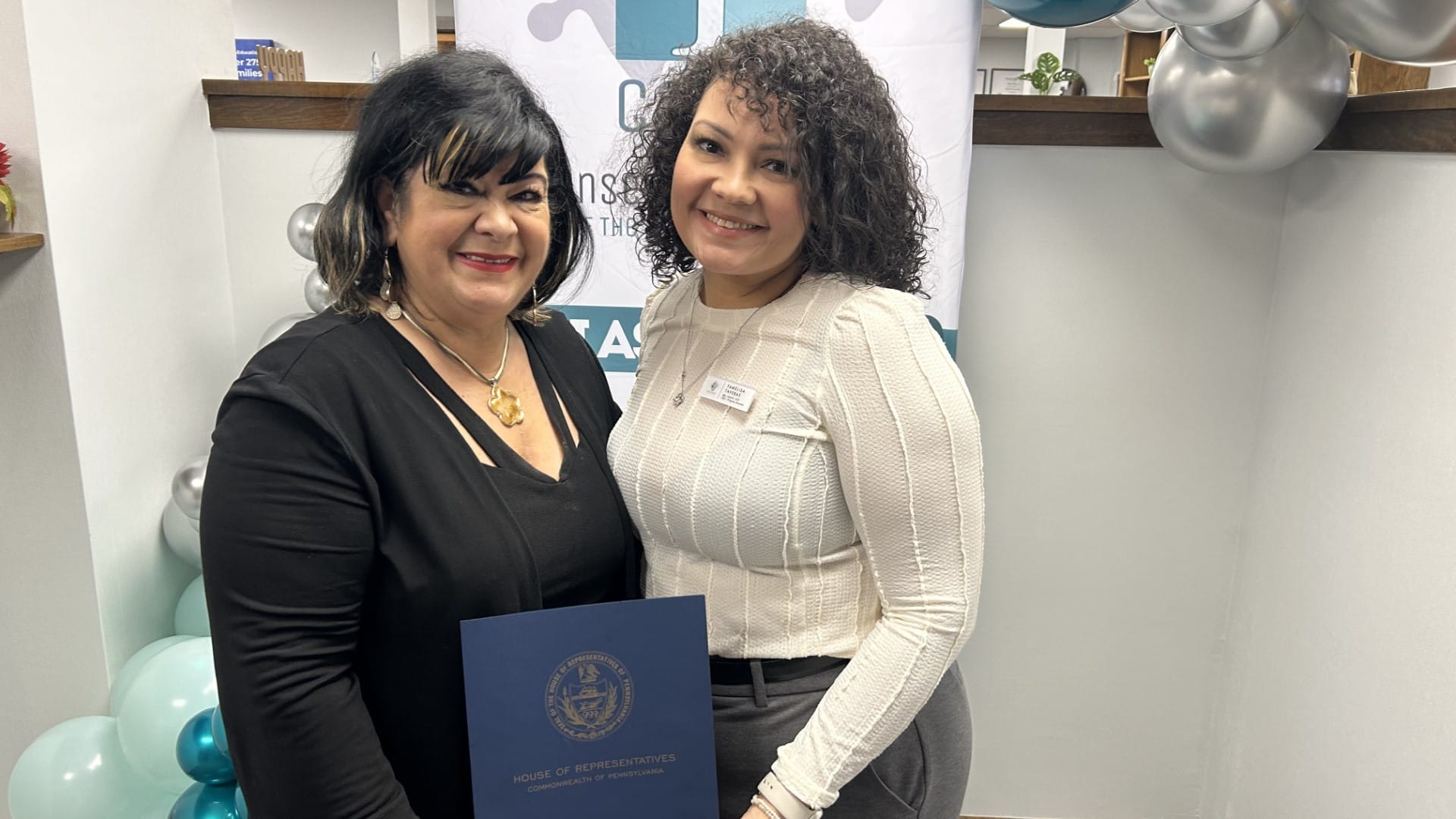 Counseling Solutions of the Lehigh Valley's CEO Yamelisa Taveras along with her mother Isa Pereya.