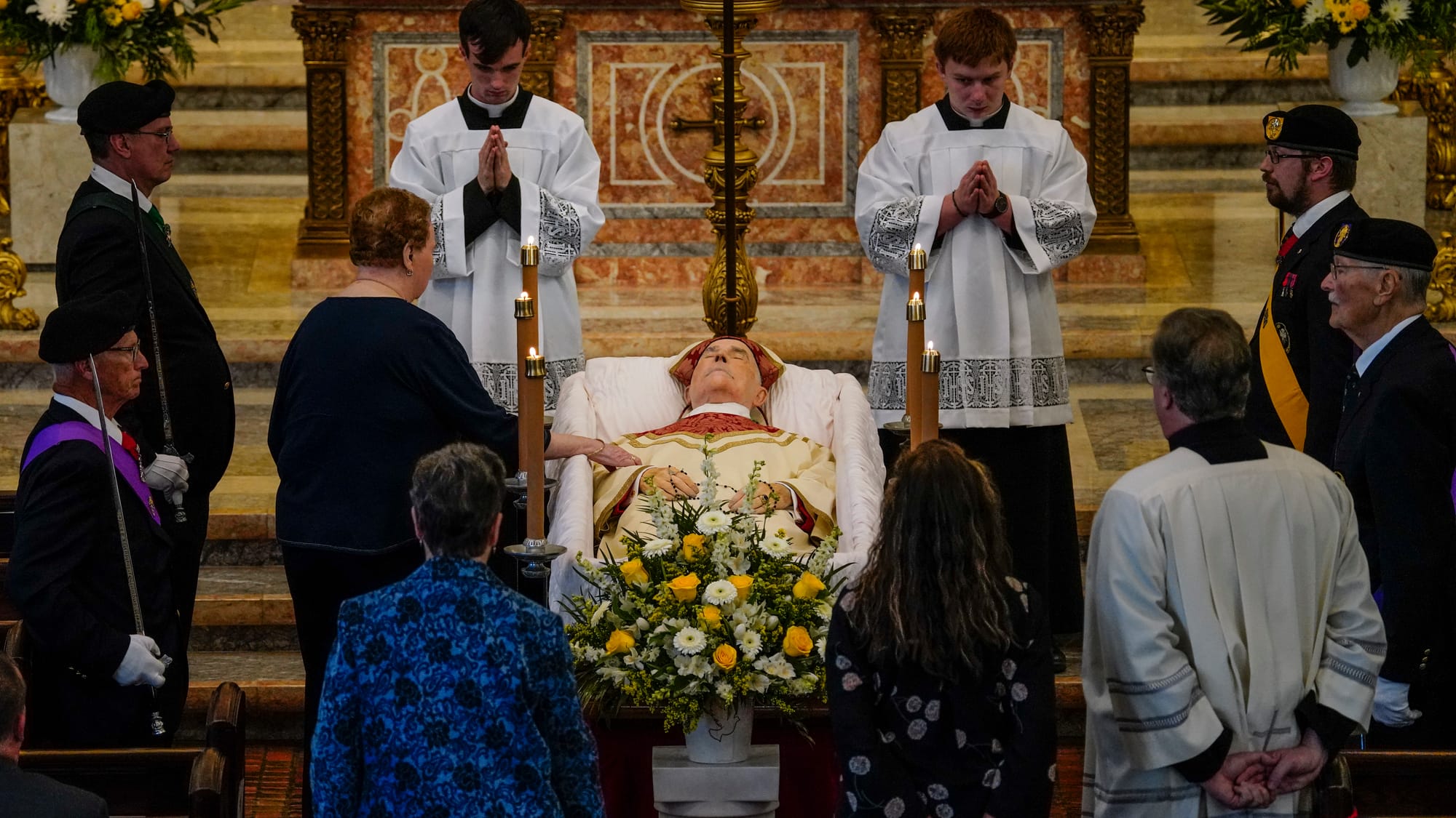 Ceremonies of Reception of the Body and Visitation for The Most Reverend Edward Peter Cullen, D.D., third Bishop of Allentown
