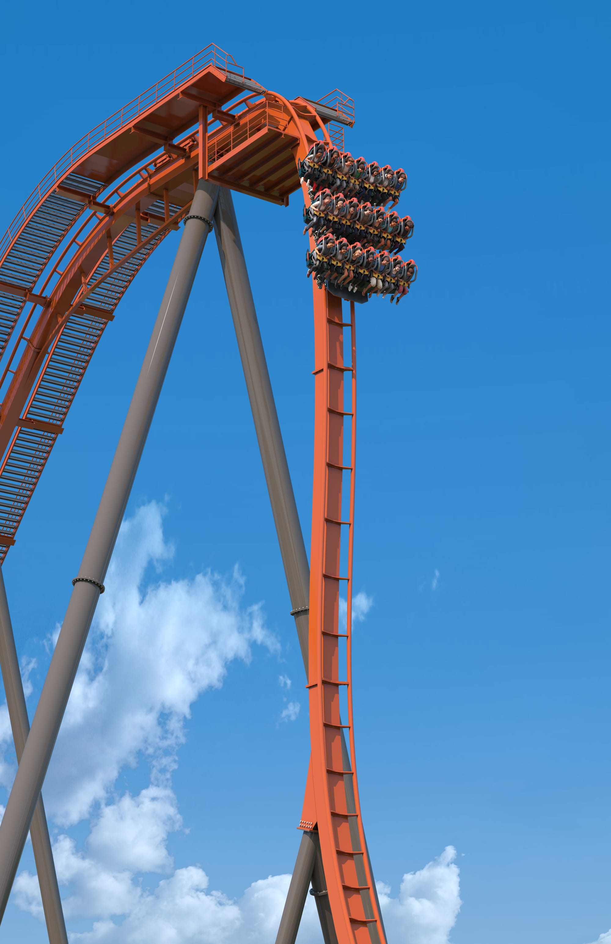 The Iron Menace roller coaster coming to Dorney Park in 2024.