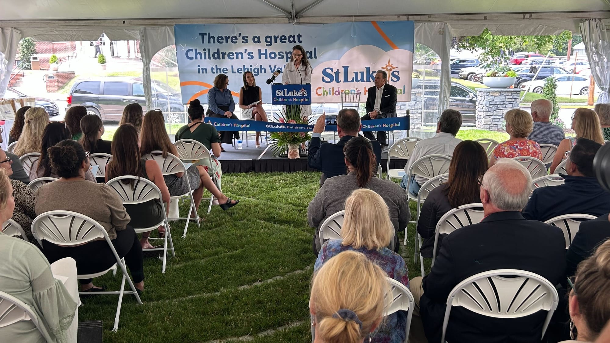 St. Luke's focus on pediatrics included the opening of the St. Luke’s Pediatric Specialty Center in Upper Saucon Township. (B