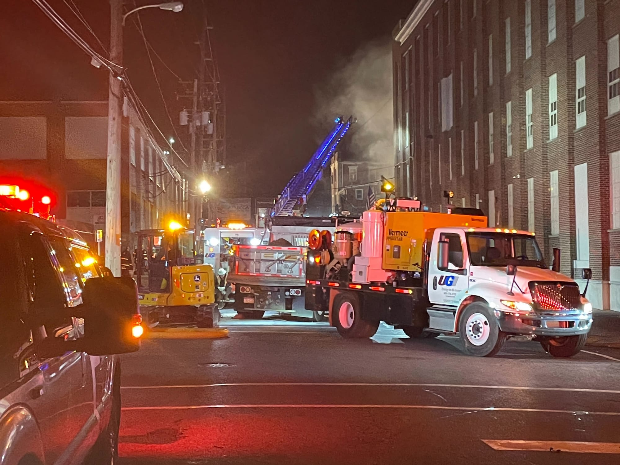 UGI was one of the agencies that responded to the explosion in West Reading Friday evening.