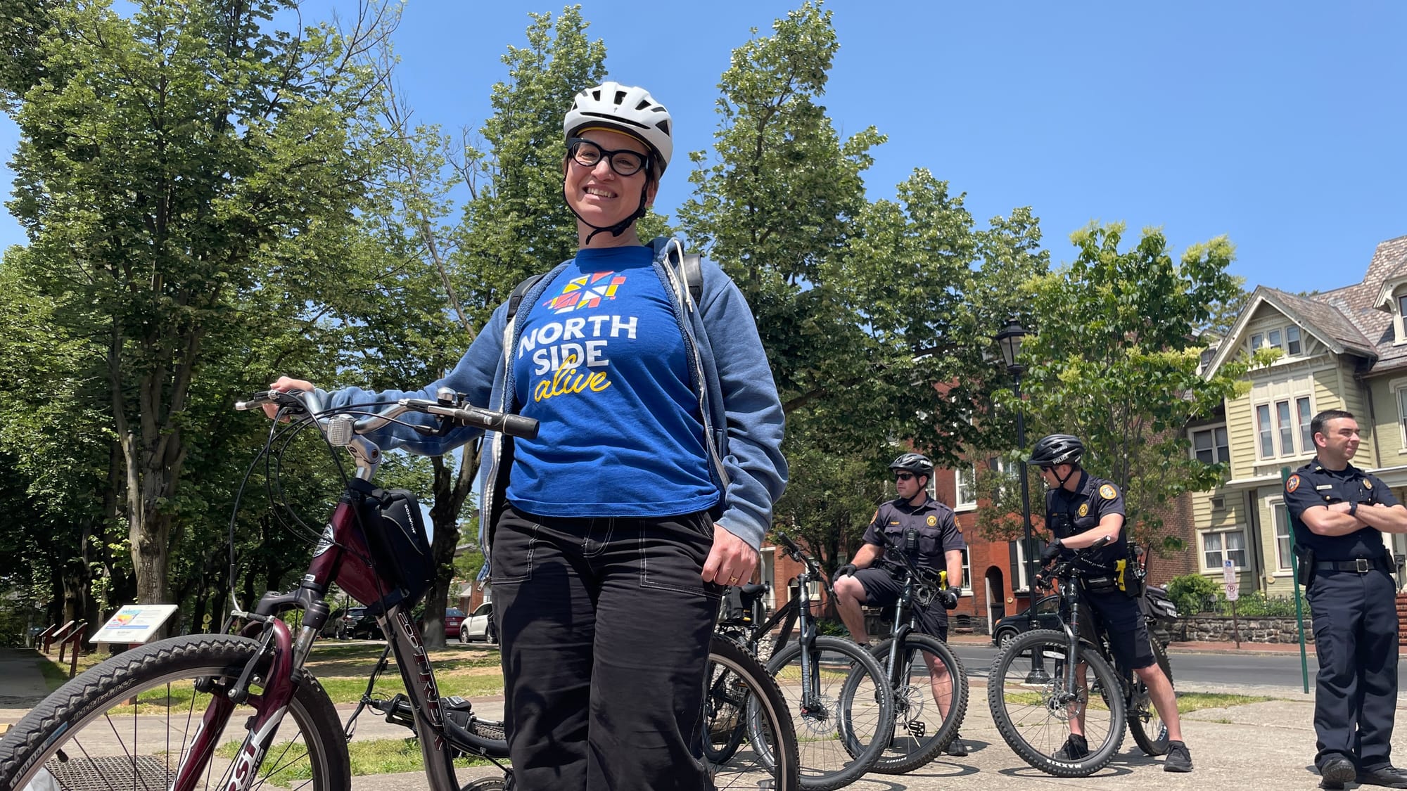 Hillary Kwiatek, city council member, said it's a goal of the city to encourage alternative means of transportation.